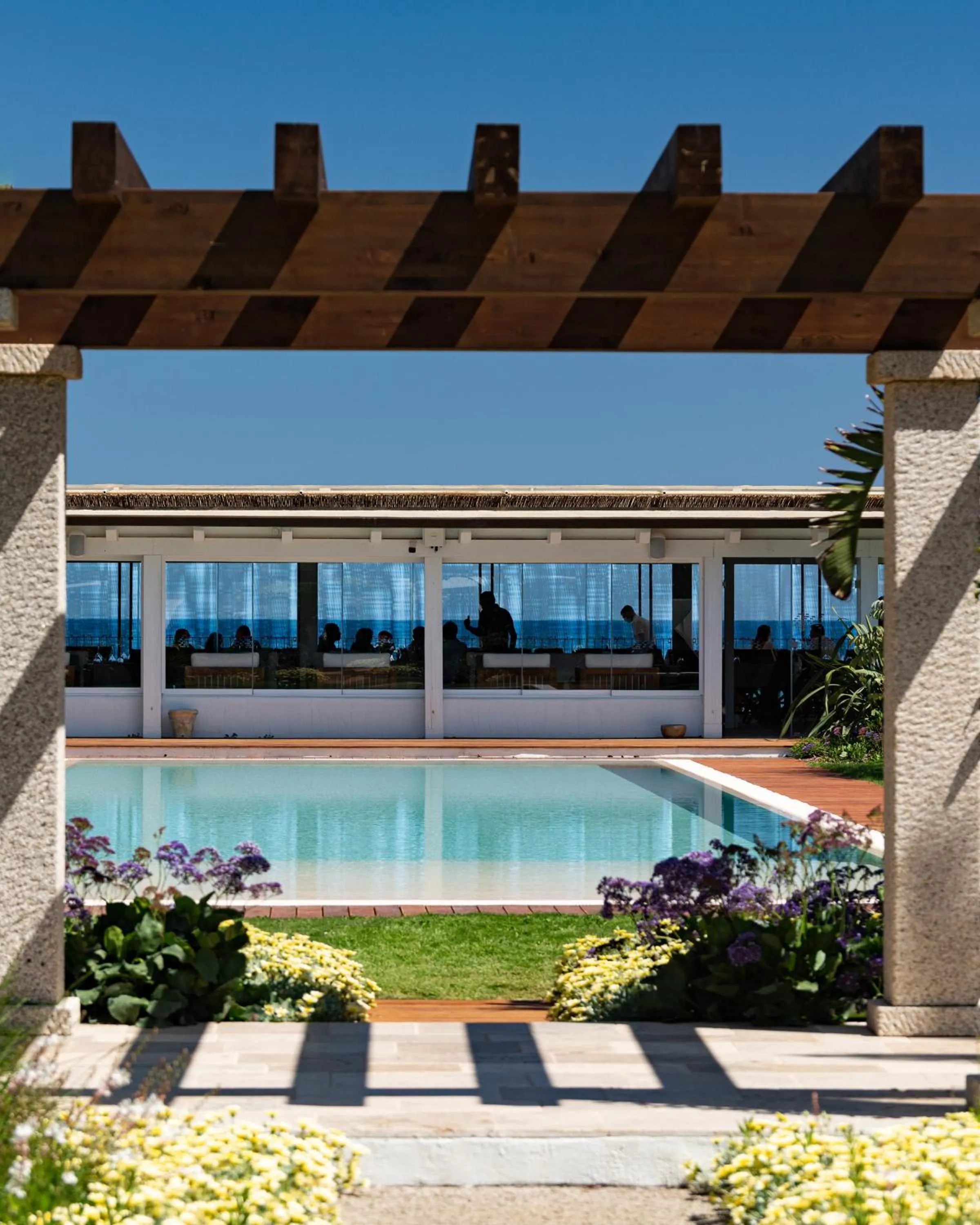 Swimming pool in Sant Efis Hotel