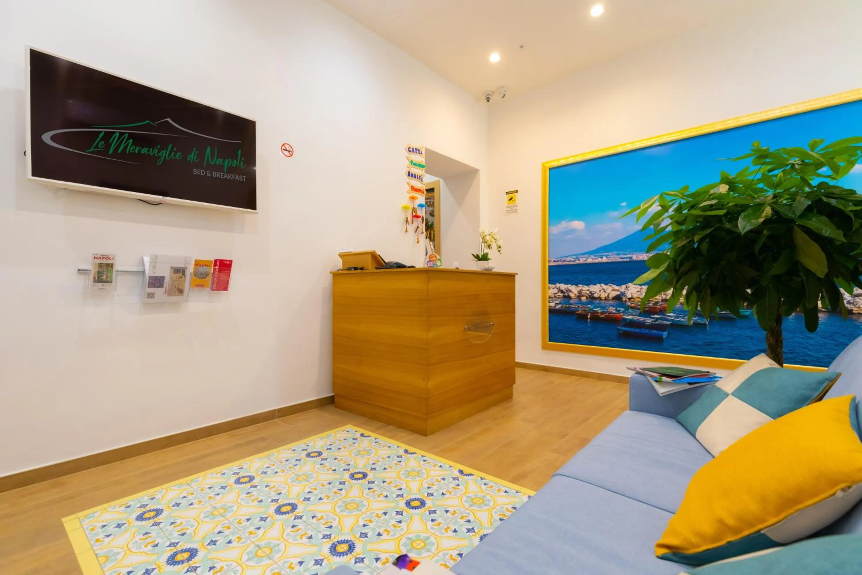 Lobby or reception in Le Meraviglie Di Napoli