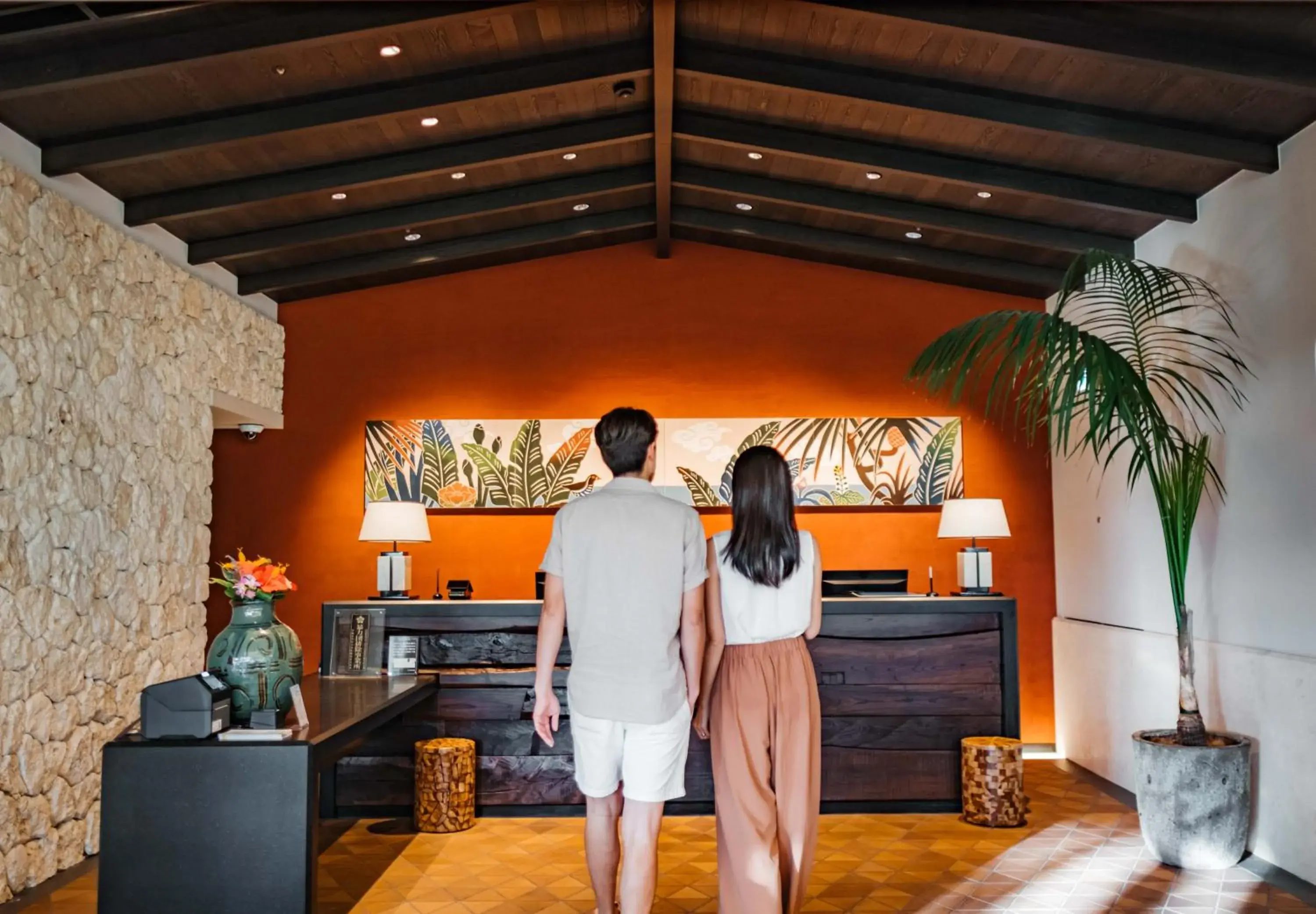 Lobby or reception in Hotel Resol Trinity Naha Lobby or reception in Hotel Resol Trinity Naha