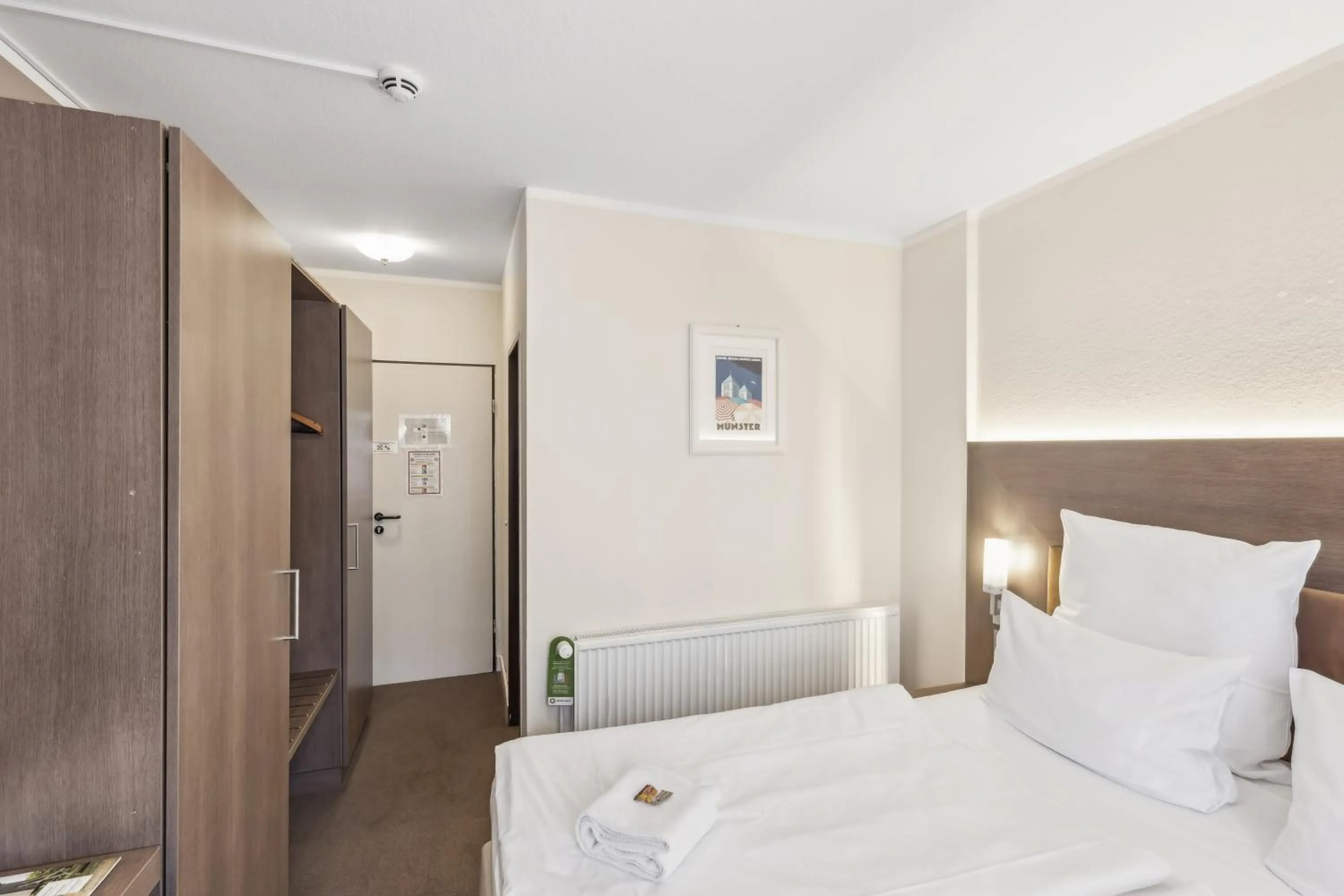 Bed in Cityhotel Amadeus