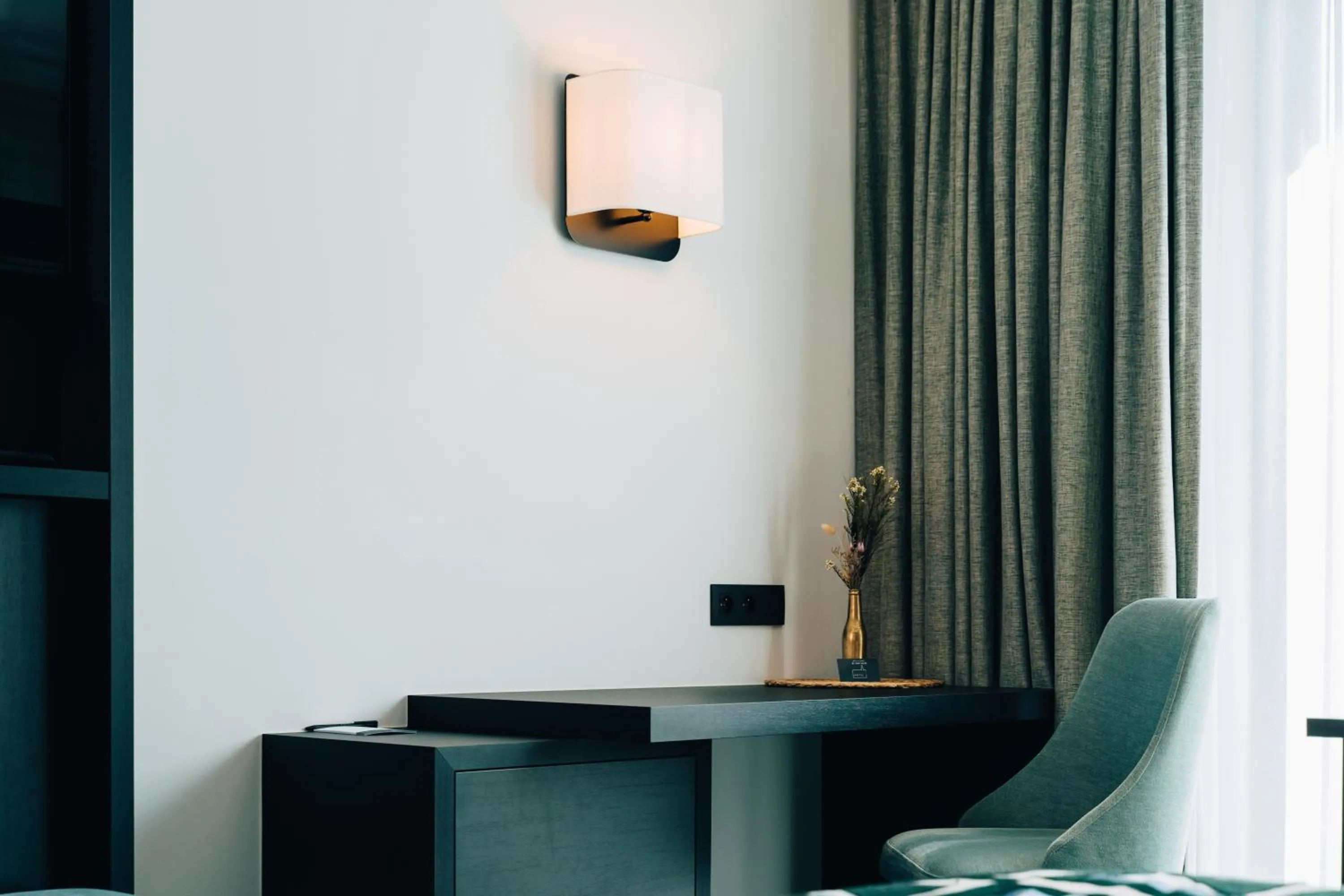 Seating area in Factory Hotel