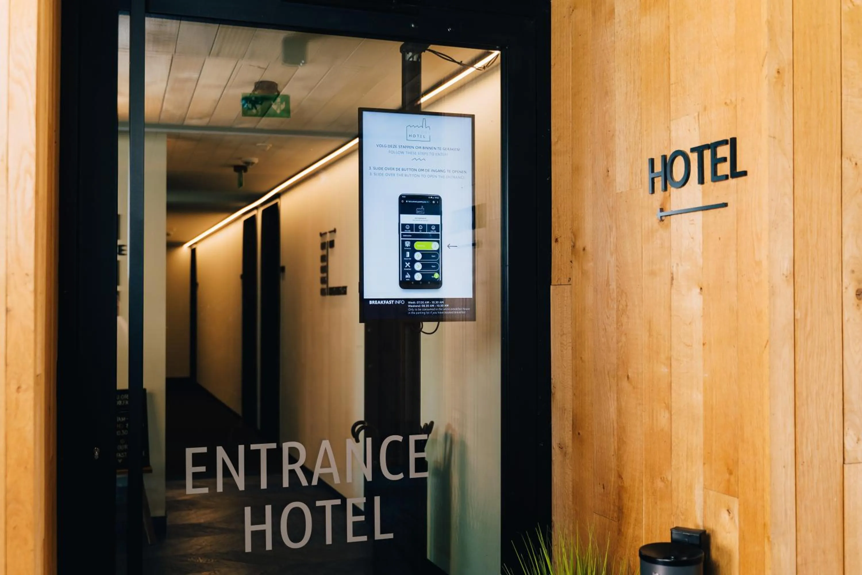 Facade/entrance in Factory Hotel