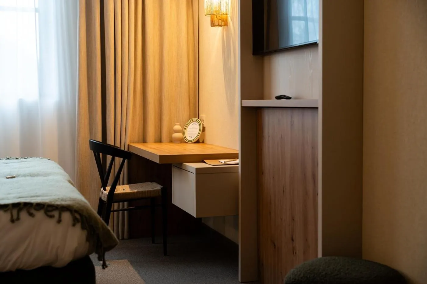 Bed in Factory Hotel