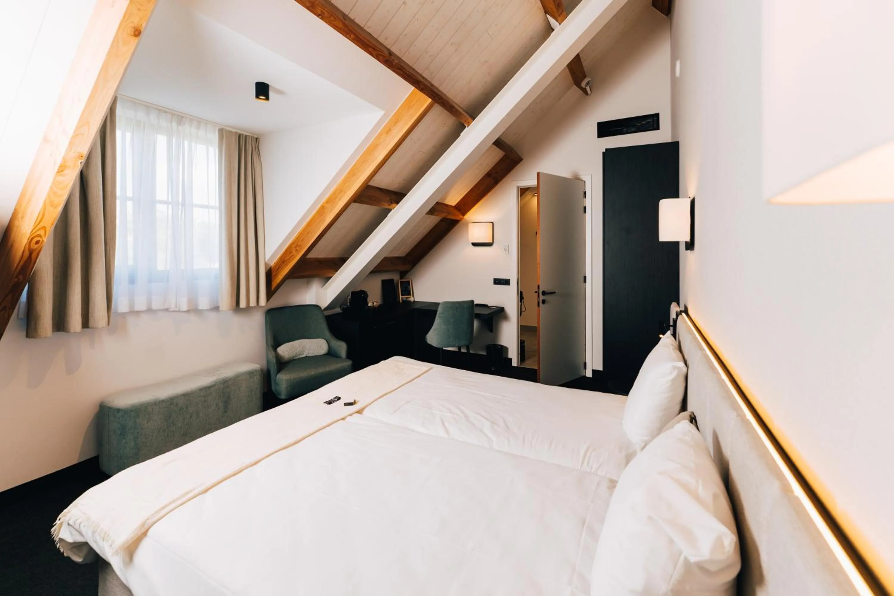 Bed in Factory Hotel