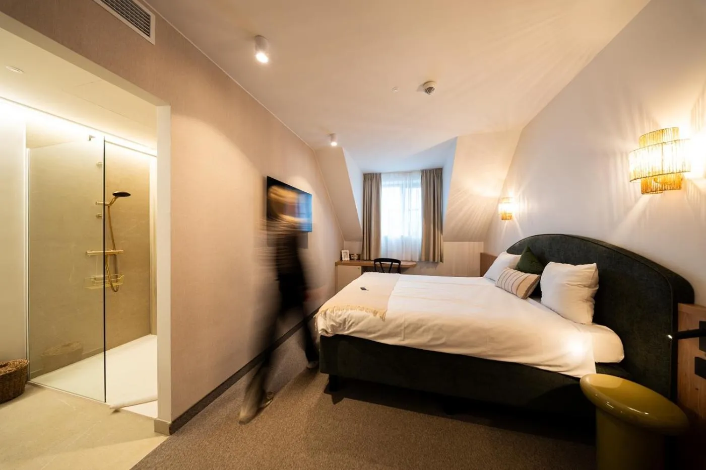 Bed in Factory Hotel