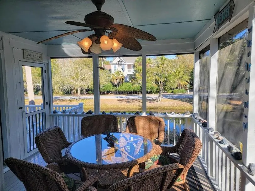Balcony/Terrace in Elegant 3 BR 3 BA Wild Dunes Gated Resort Villa with 2 Golf Courses, Beach and Pool