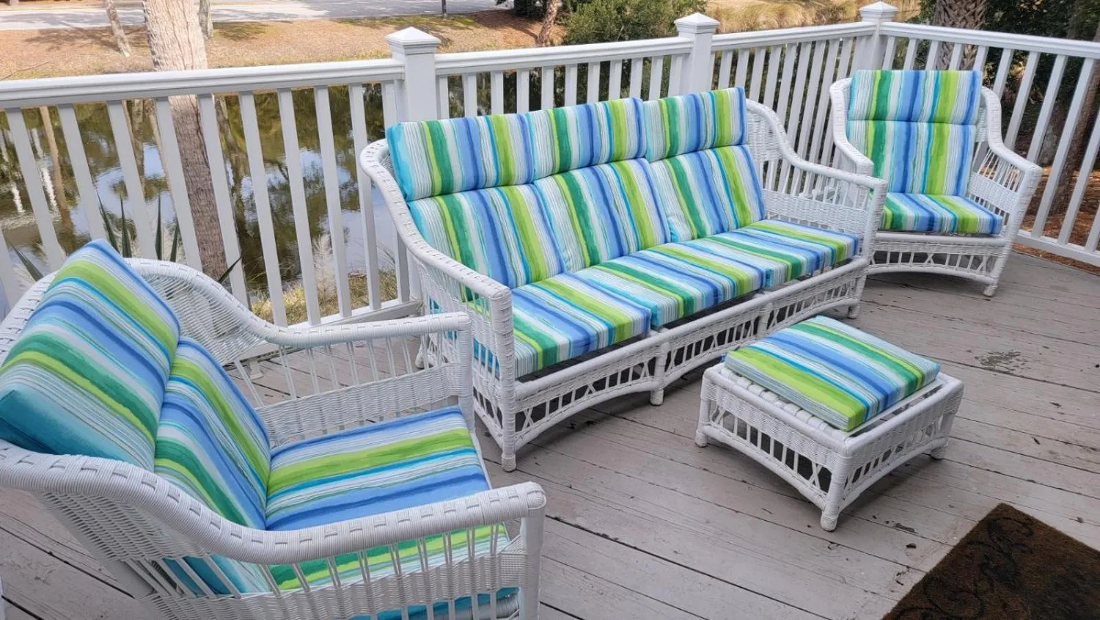 Balcony/Terrace in Elegant 3 BR 3 BA Wild Dunes Gated Resort Villa with 2 Golf Courses, Beach and Pool