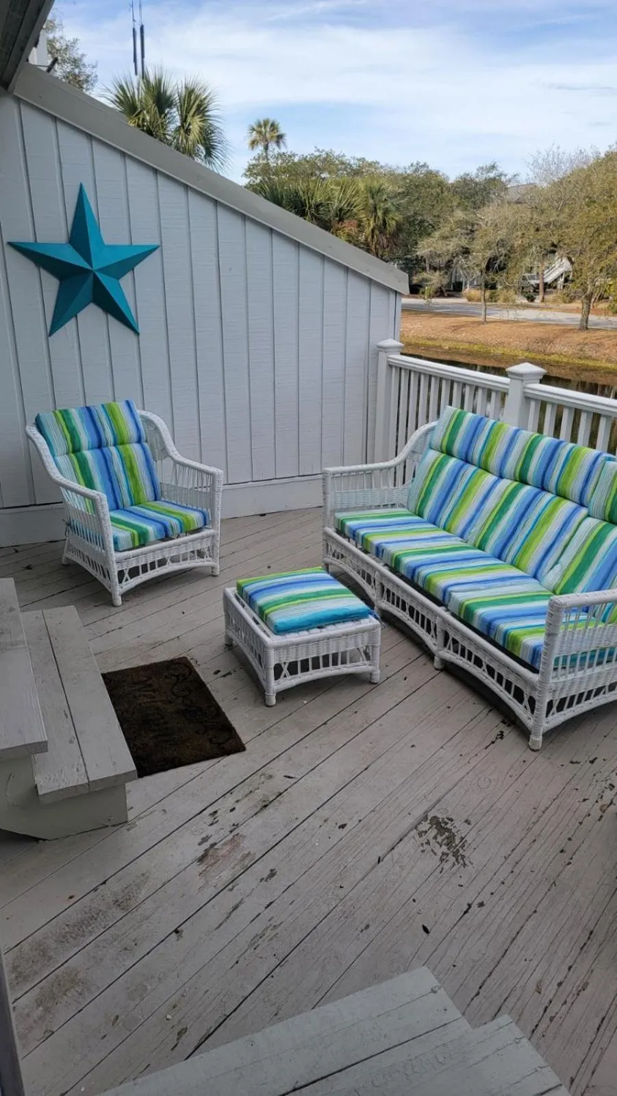 Balcony/Terrace in Elegant 3 BR 3 BA Wild Dunes Gated Resort Villa with 2 Golf Courses, Beach and Pool