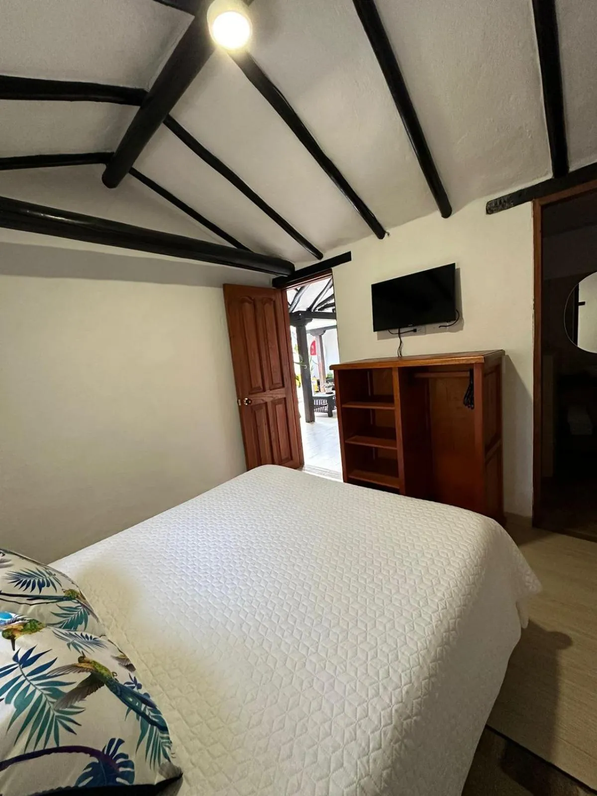 Bed in Hospedaje Casa Santa Isabel
