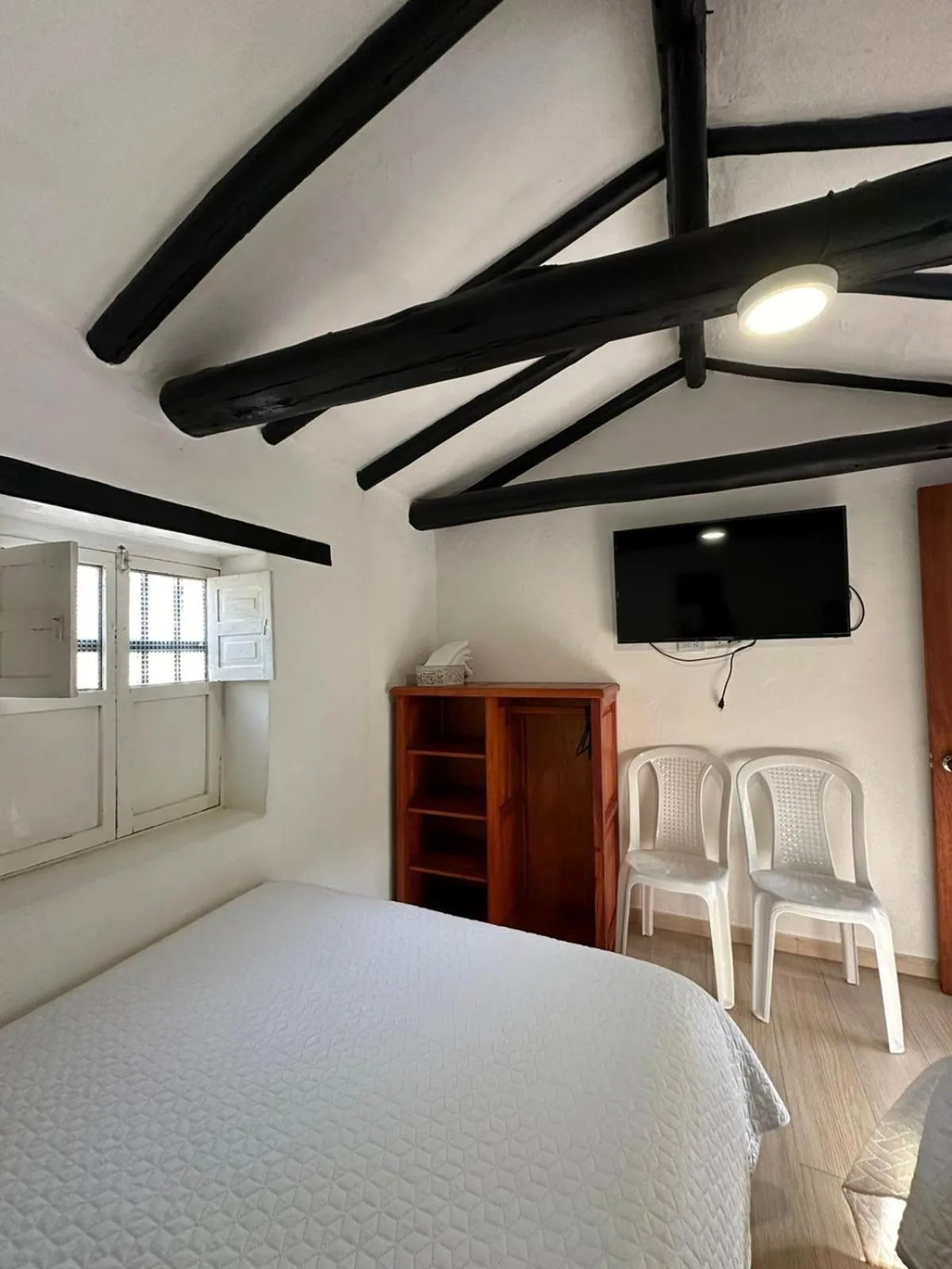 Bed in Hospedaje Casa Santa Isabel