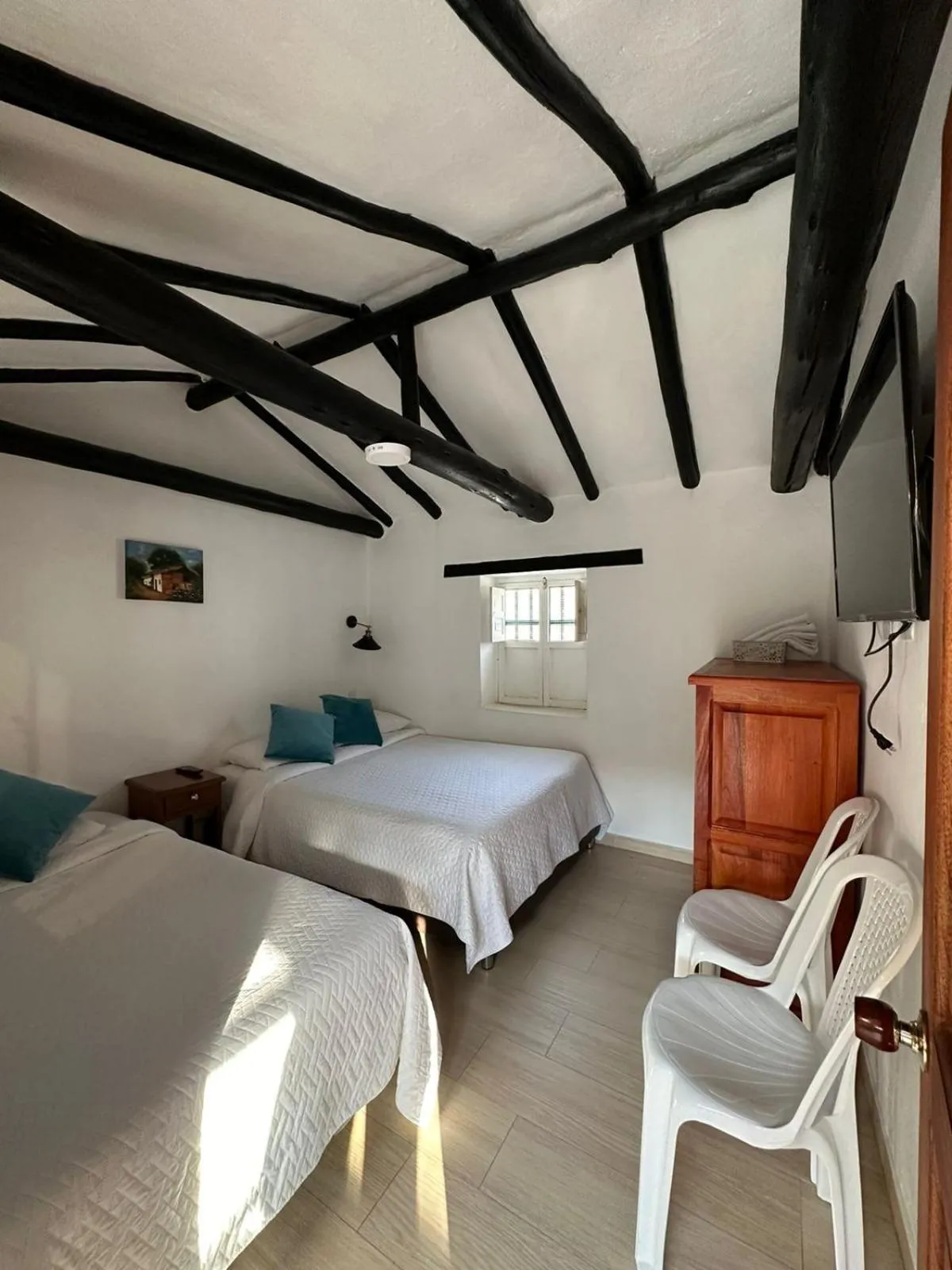 Bed in Hospedaje Casa Santa Isabel