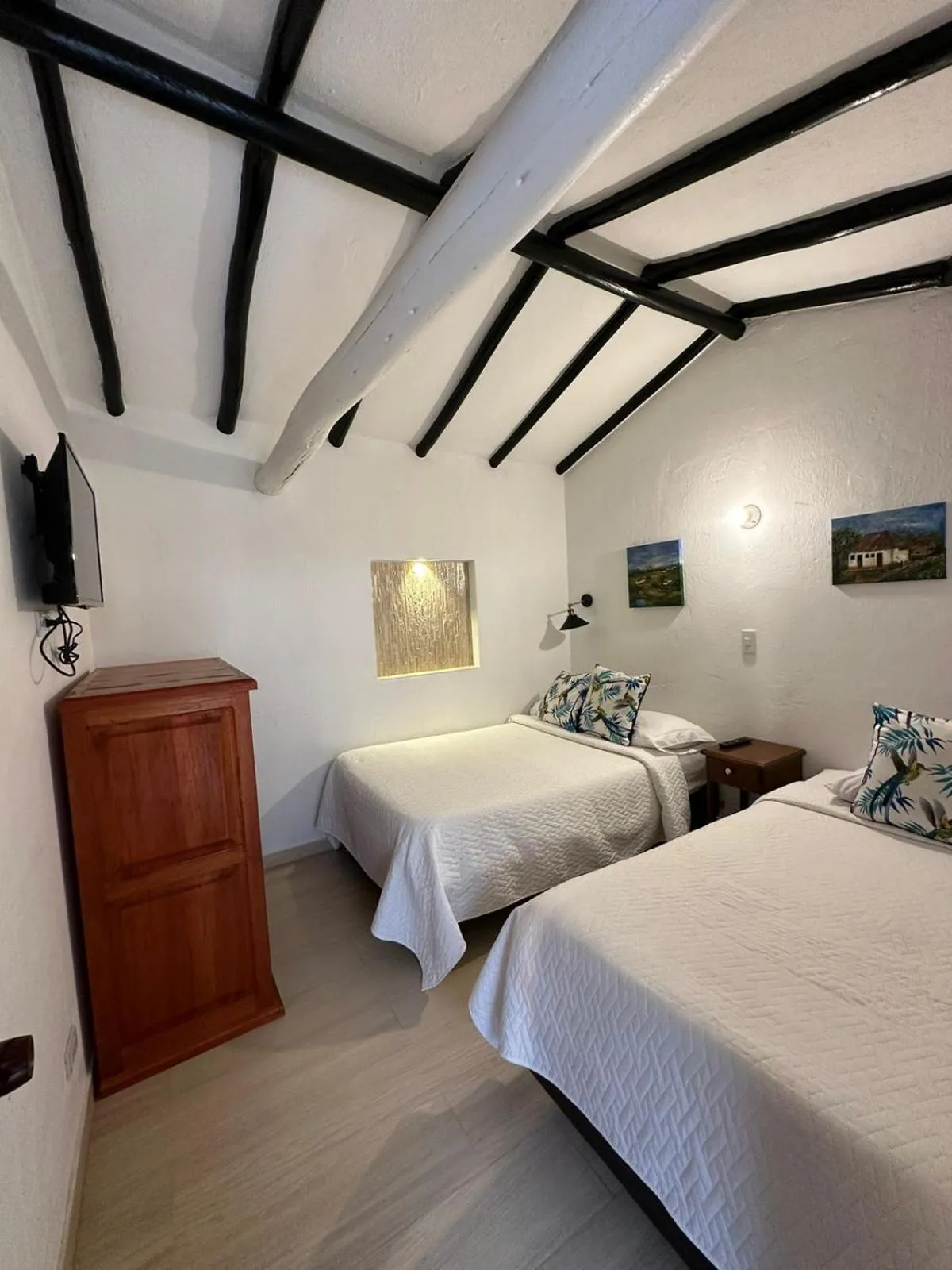 TV and multimedia, Bed in Hospedaje Casa Santa Isabel
