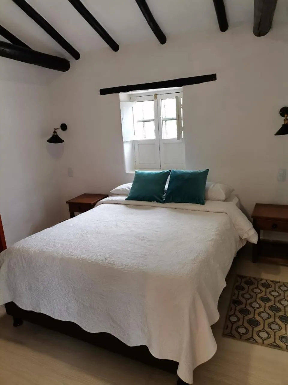 Decorative detail, Bed in Hospedaje Casa Santa Isabel