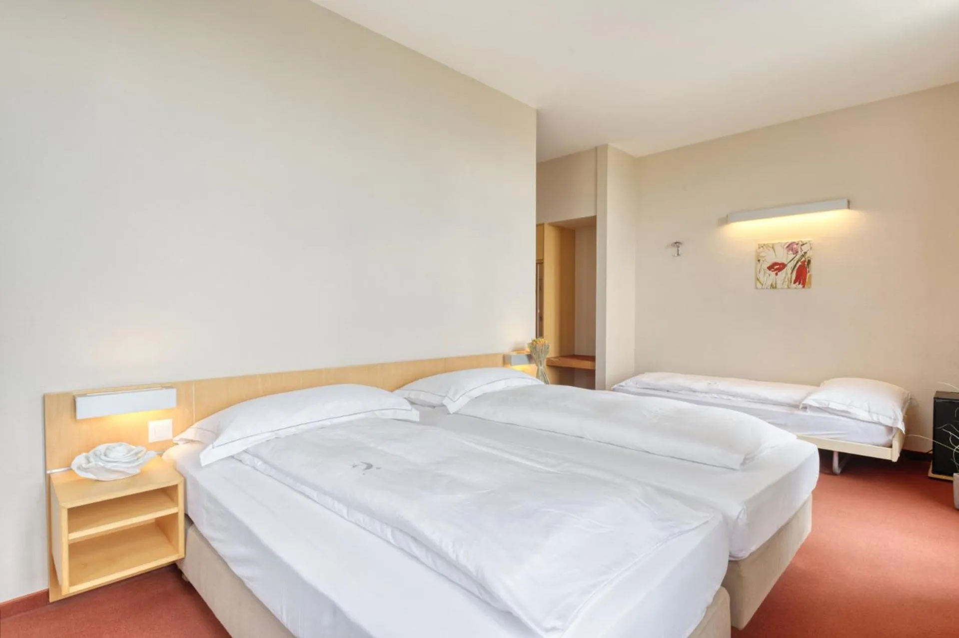 Bed in Hôtel Le Funi de Cossonay