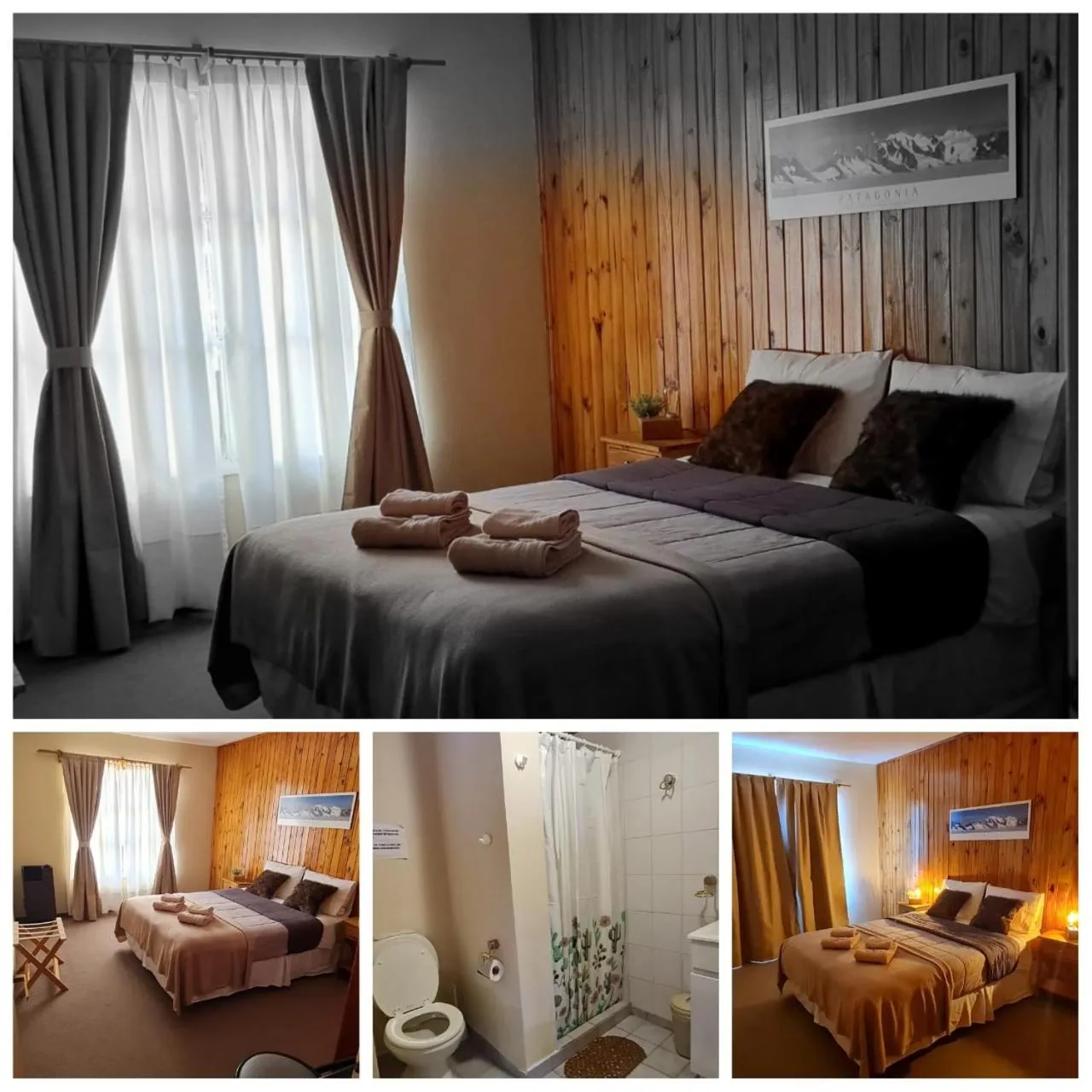 Bedroom, Bed in Hotel Lago del Desierto