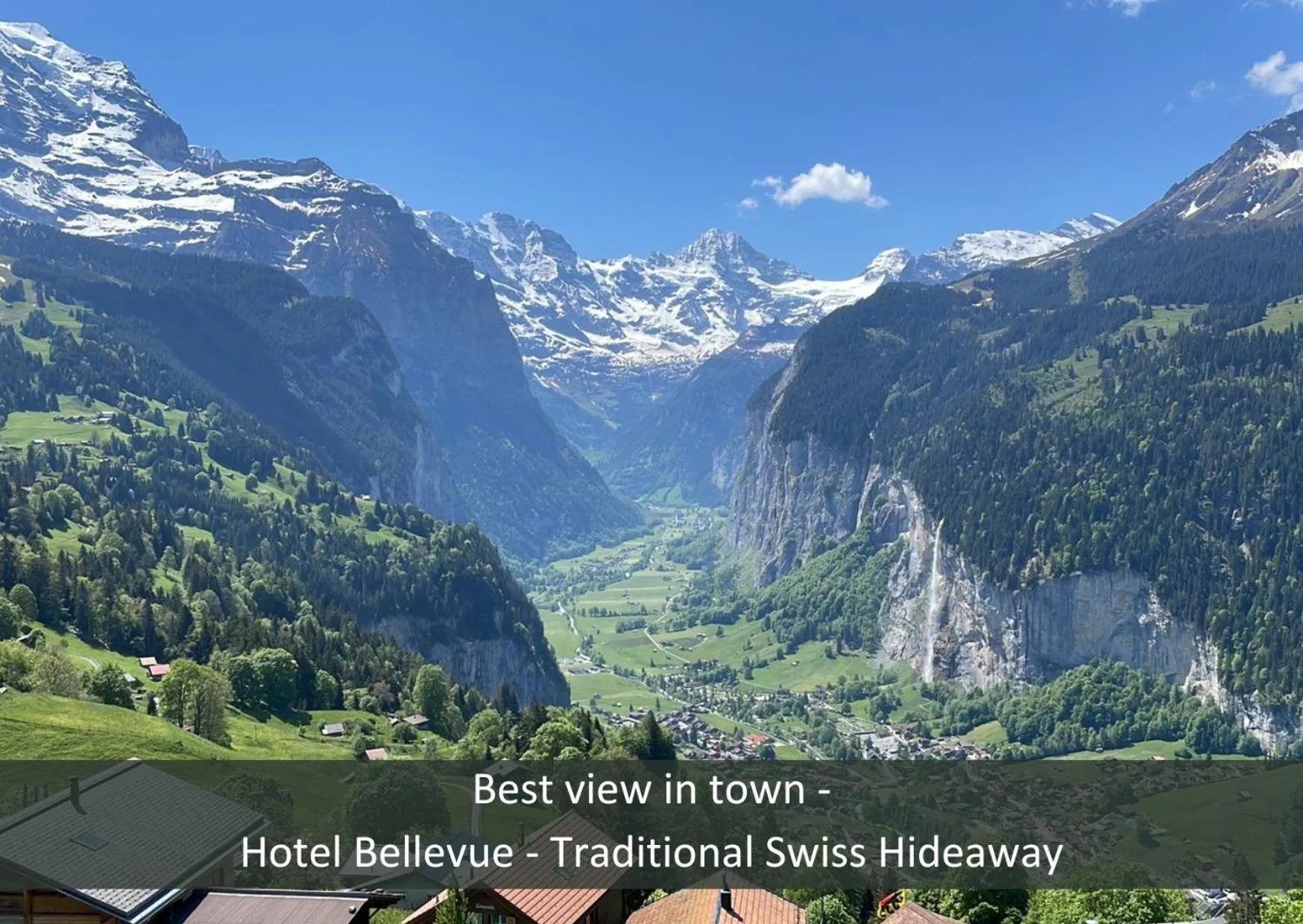 Natural landscape in Hotel Bellevue - Traditional Swiss Hideaway