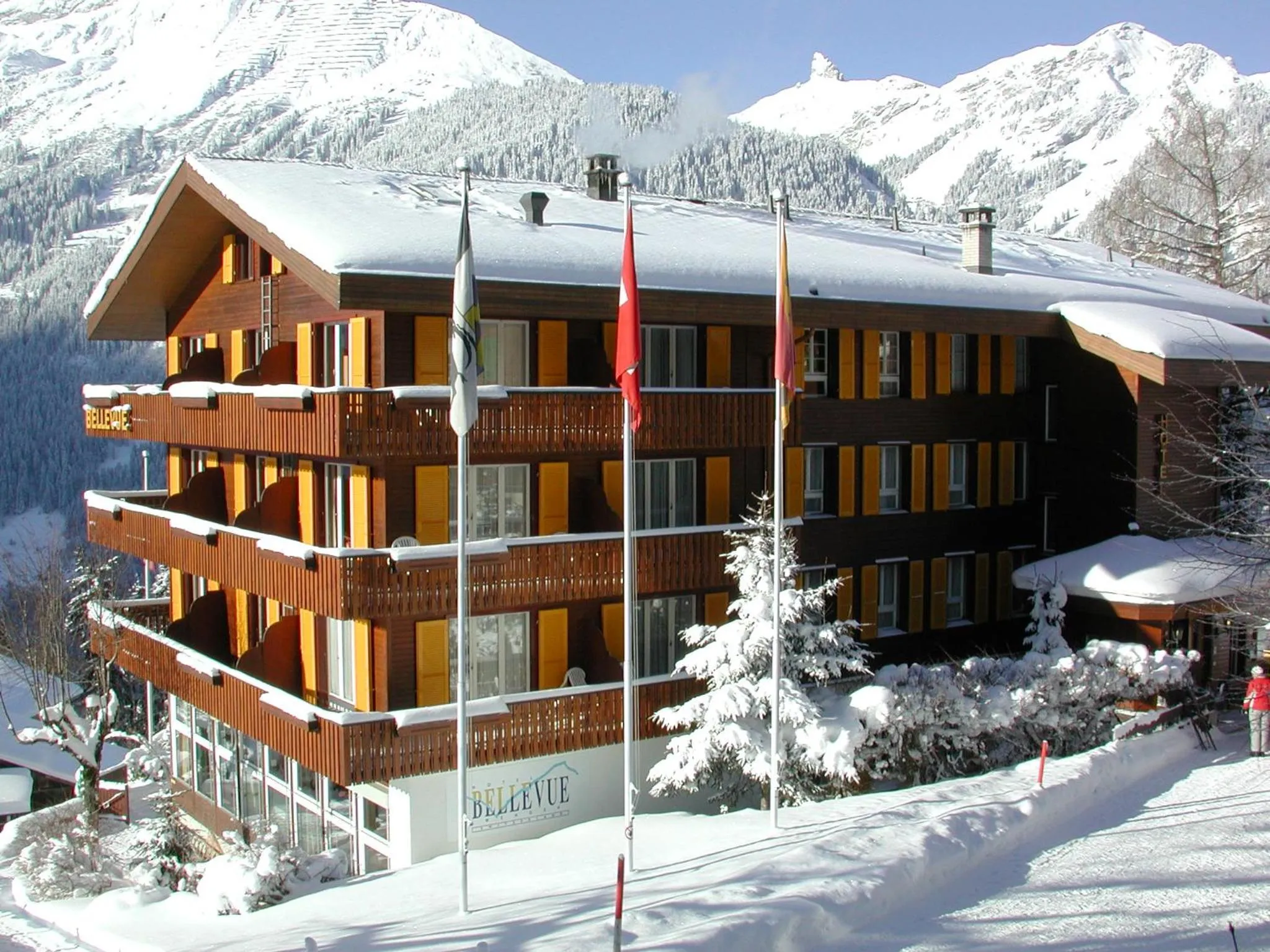 Property building in Hotel Bellevue - Traditional Swiss Hideaway
