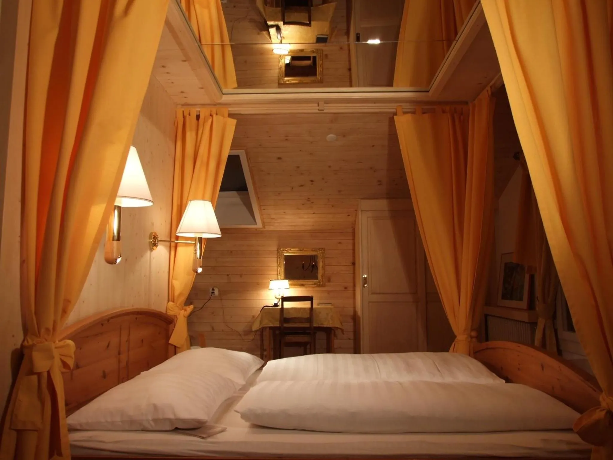 Photo of the whole room, Bed in Hotel Bellevue - Traditional Swiss Hideaway