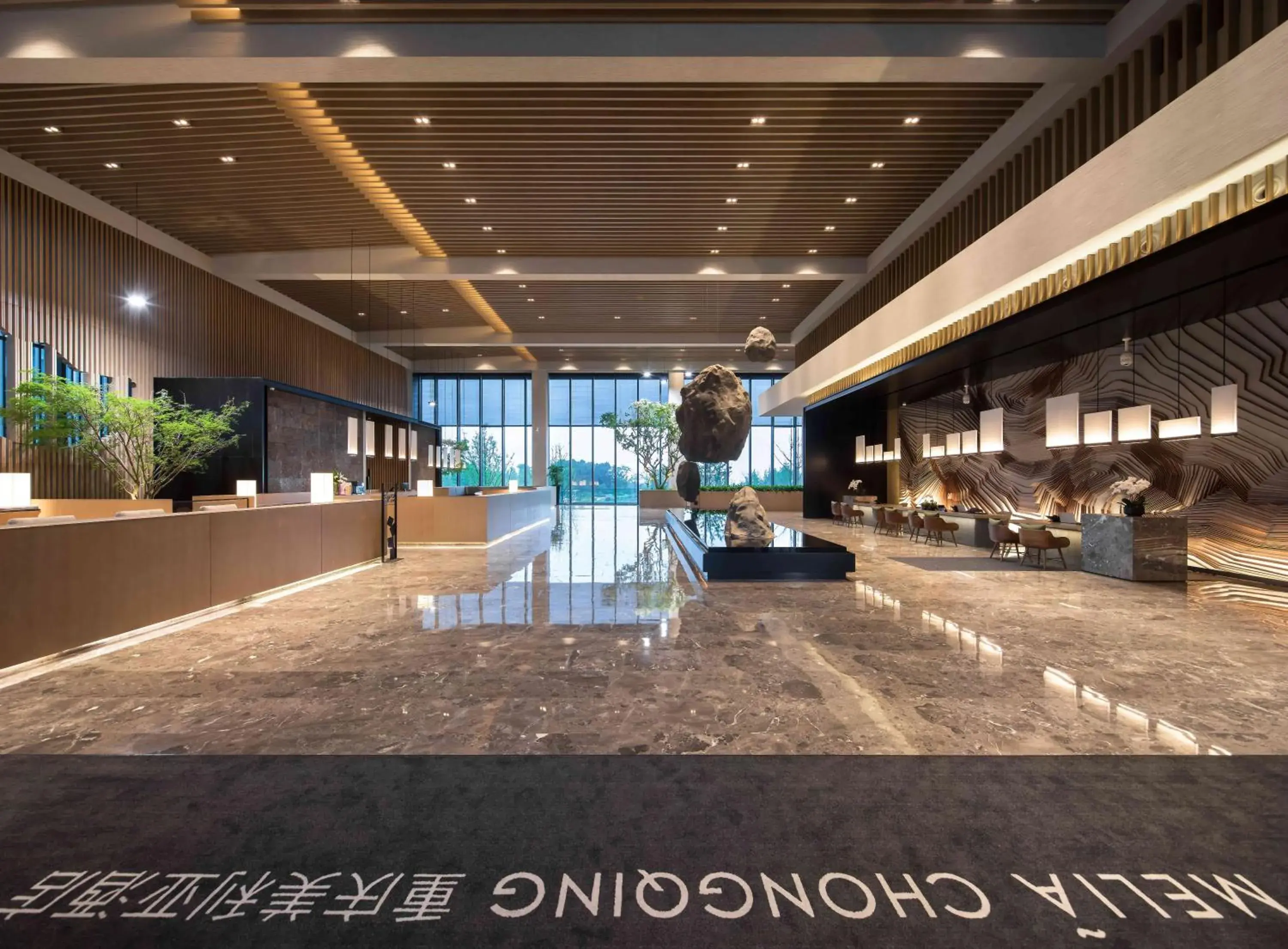Lobby or reception in Melia Chongqing Lobby or reception in Melia Chongqing