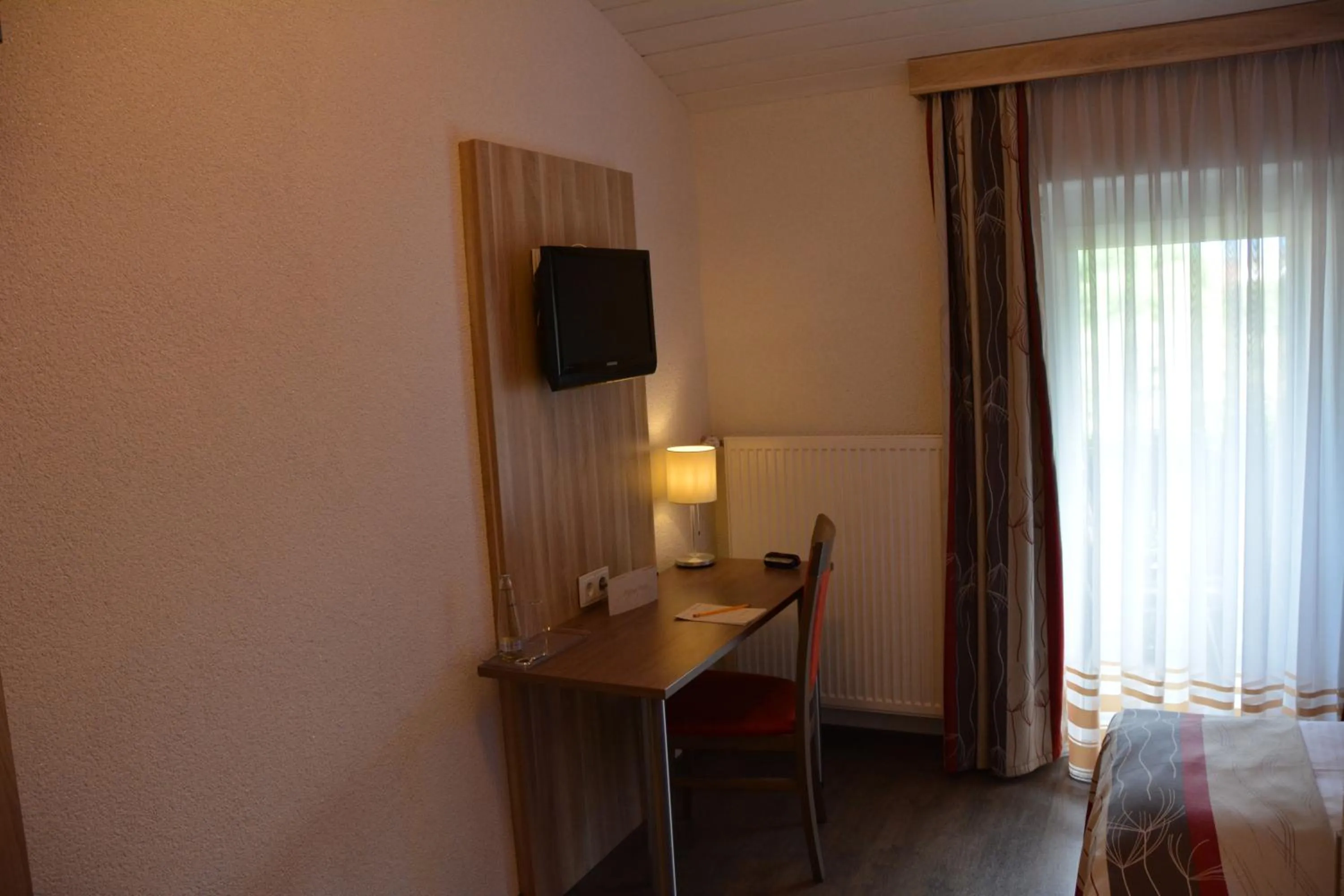 Decorative detail, Bed in Alpina Hotel