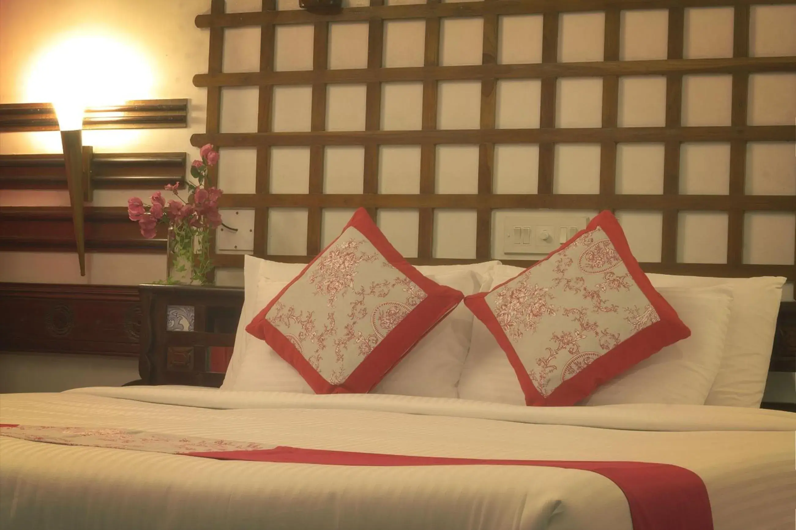 Bed in Hotel Ambadi Bed in Hotel Ambadi