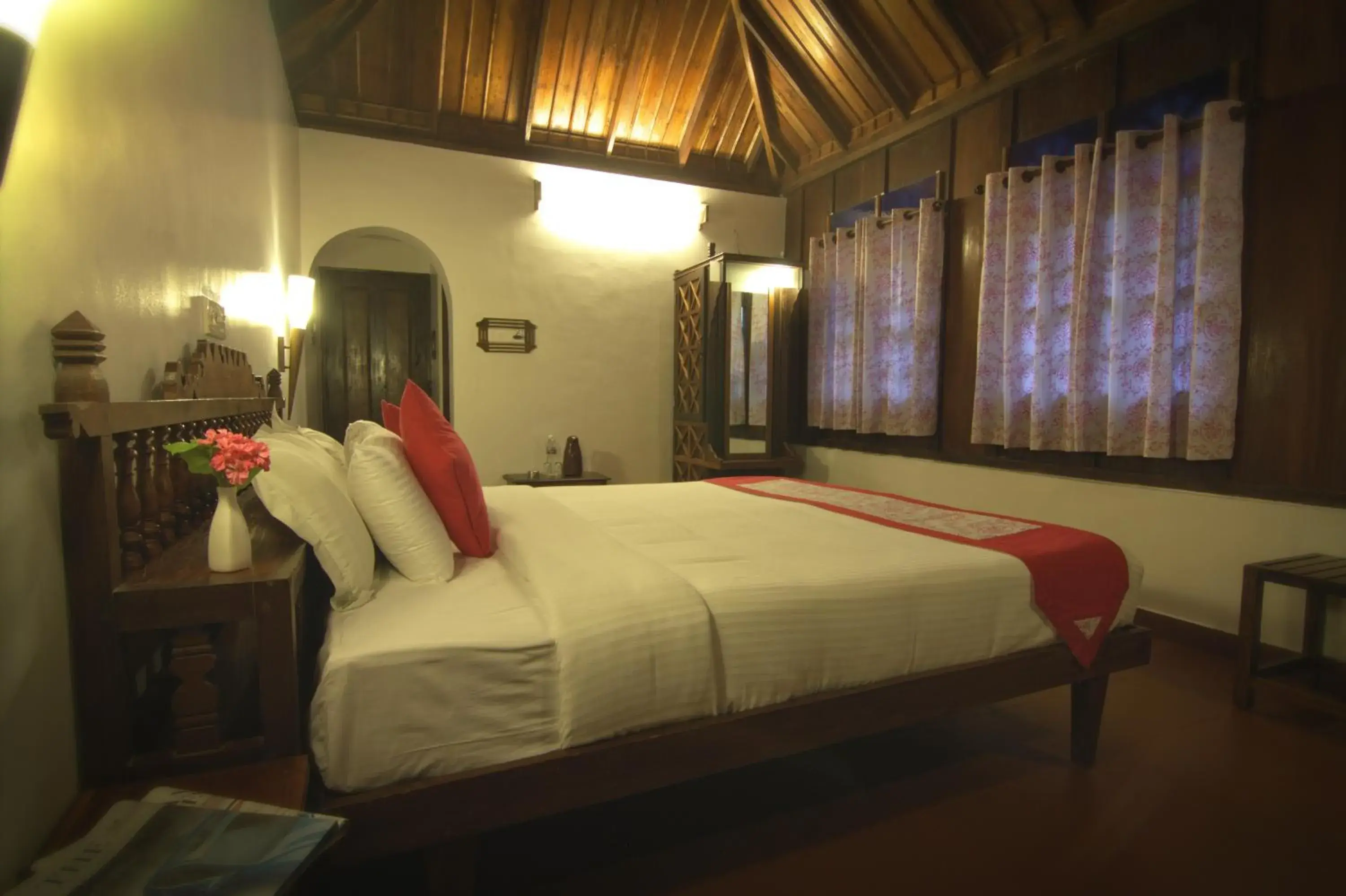 Bed in Hotel Ambadi Bed in Hotel Ambadi