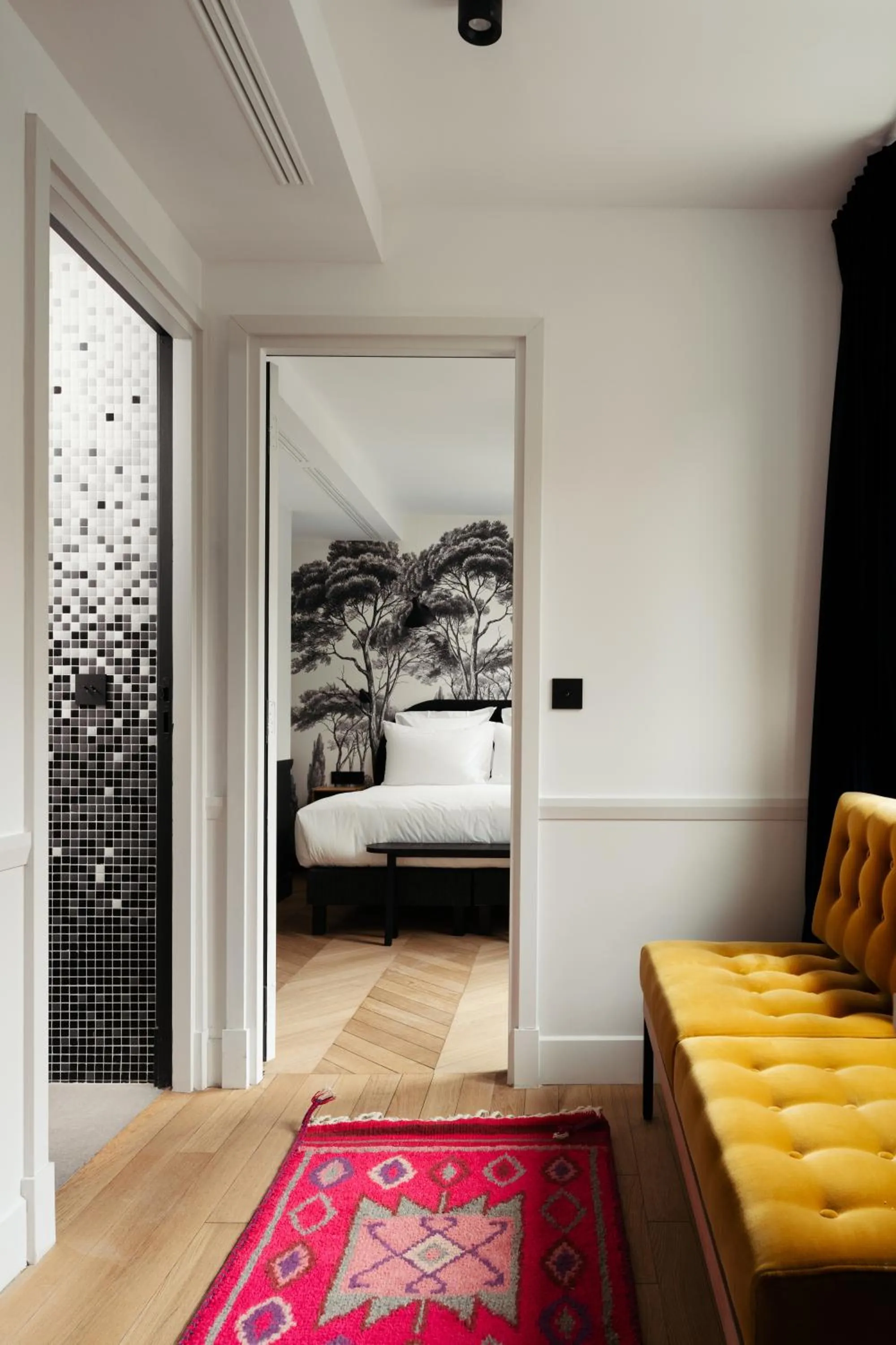 Living room, Bed in My Maison In Paris Invalides