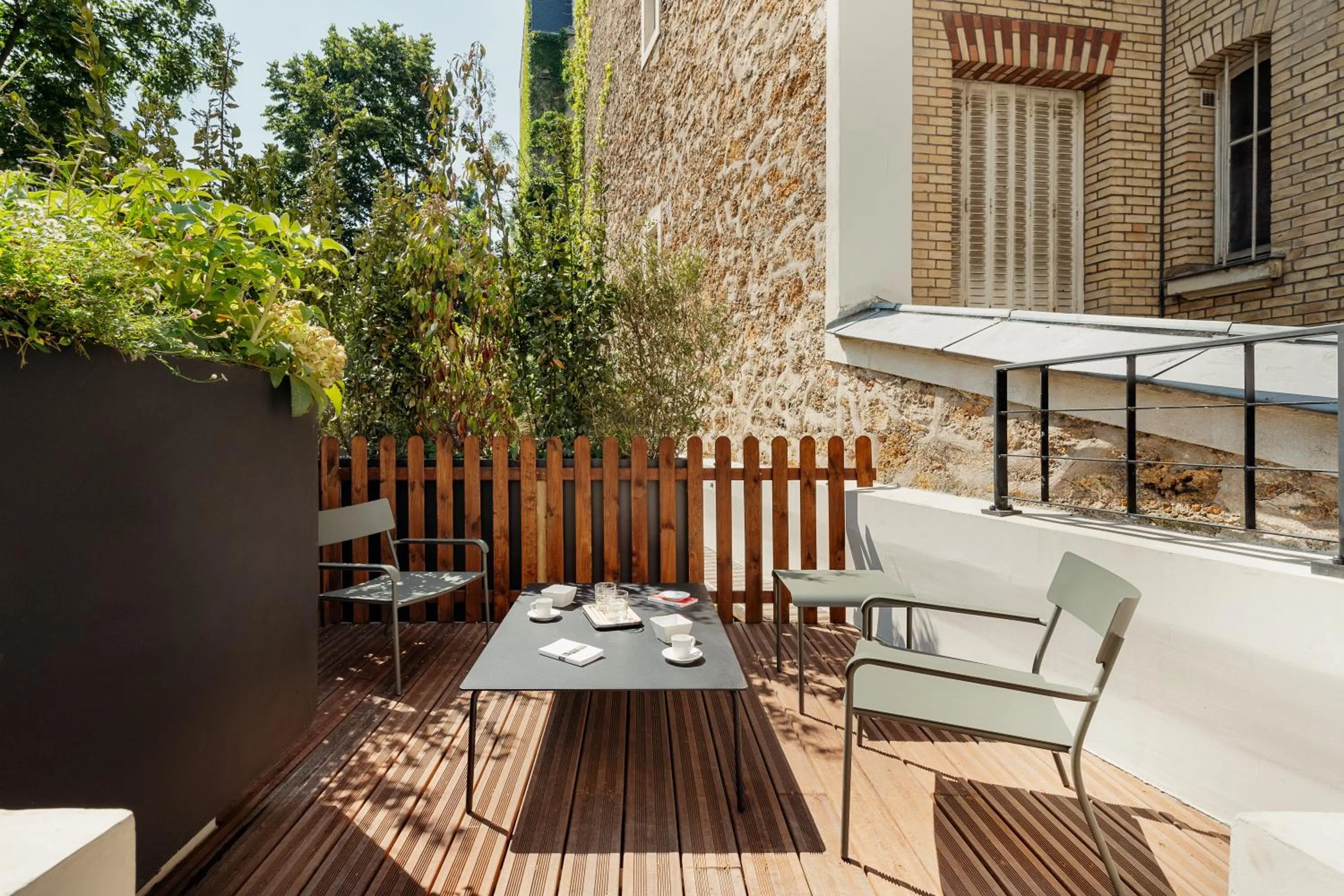 Garden in My Maison In Paris Invalides