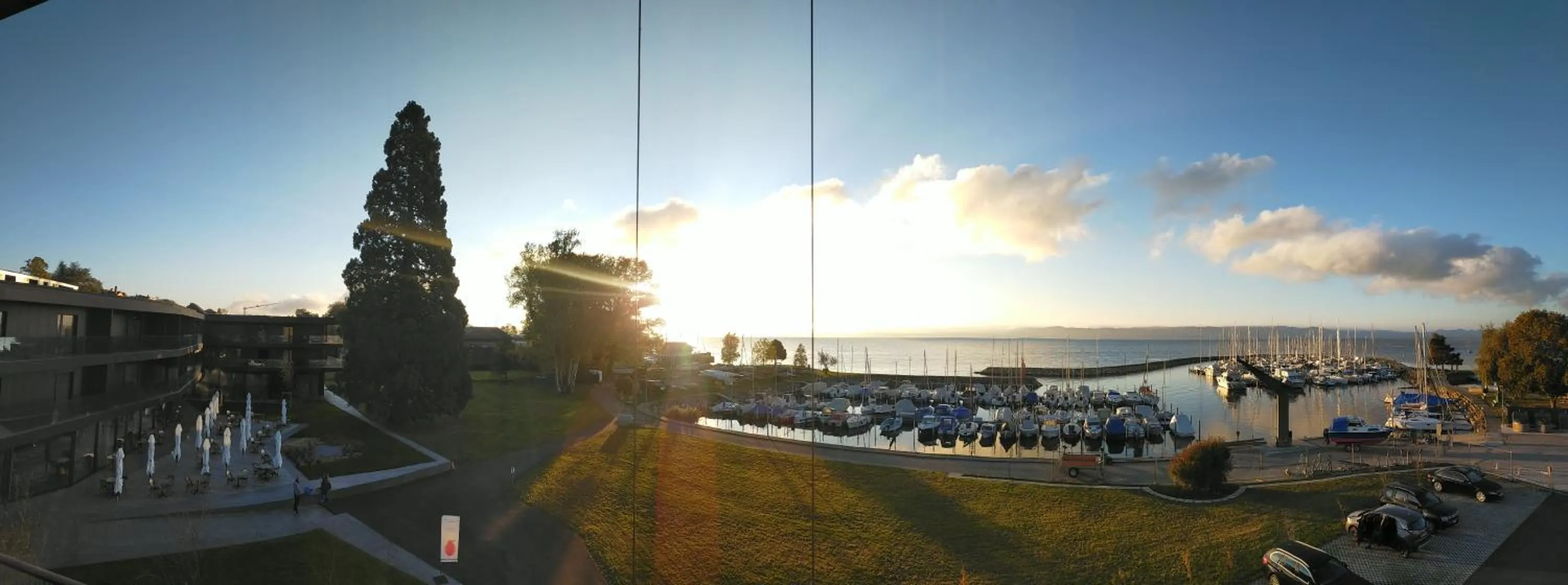 Patio in Hôtel Restaurant Port-Conty