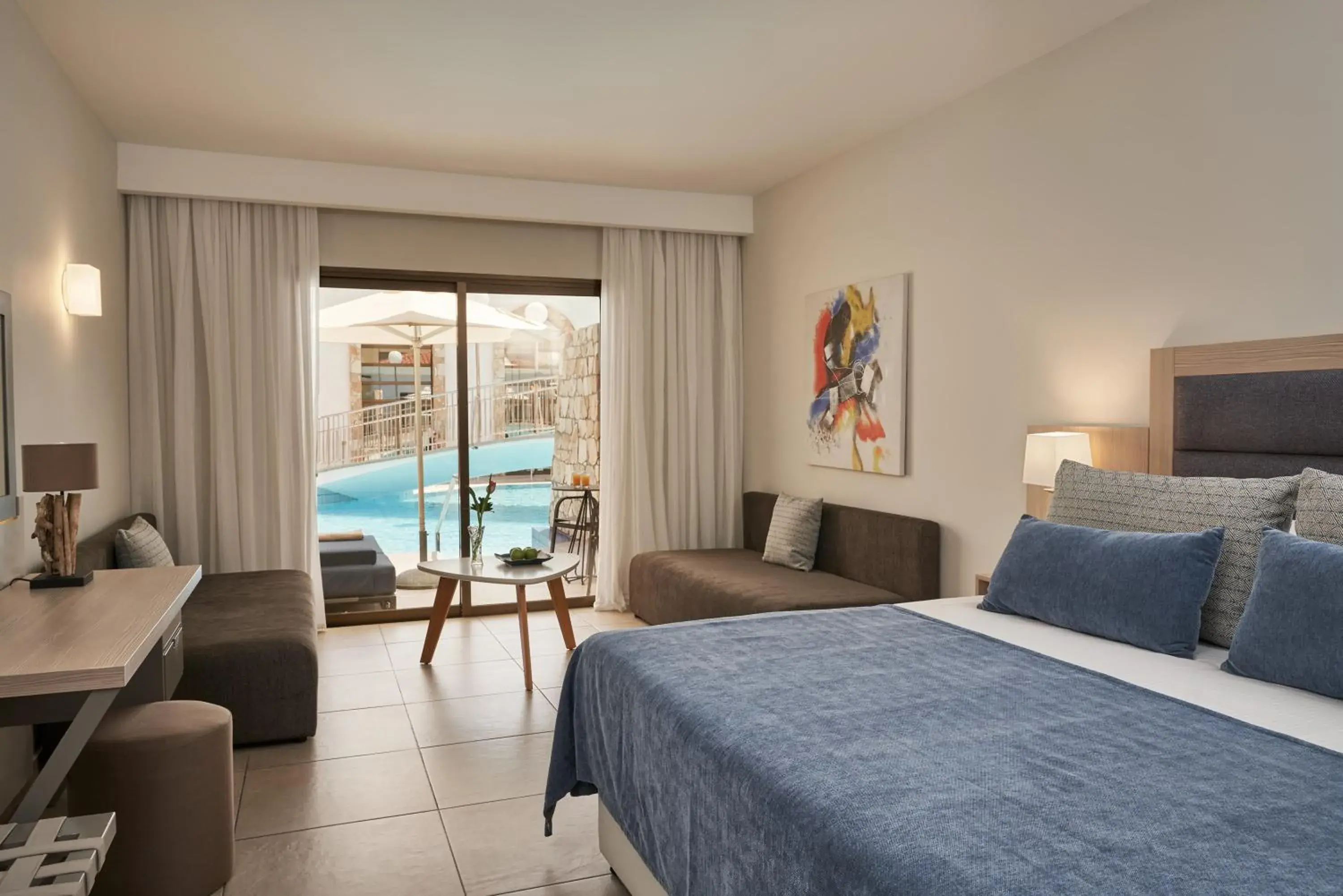 Premium Double Room with Direct Pool Access in Atlantica Aeneas Resort Premium Double Room with Direct Pool Access in Atlantica Aeneas Resort