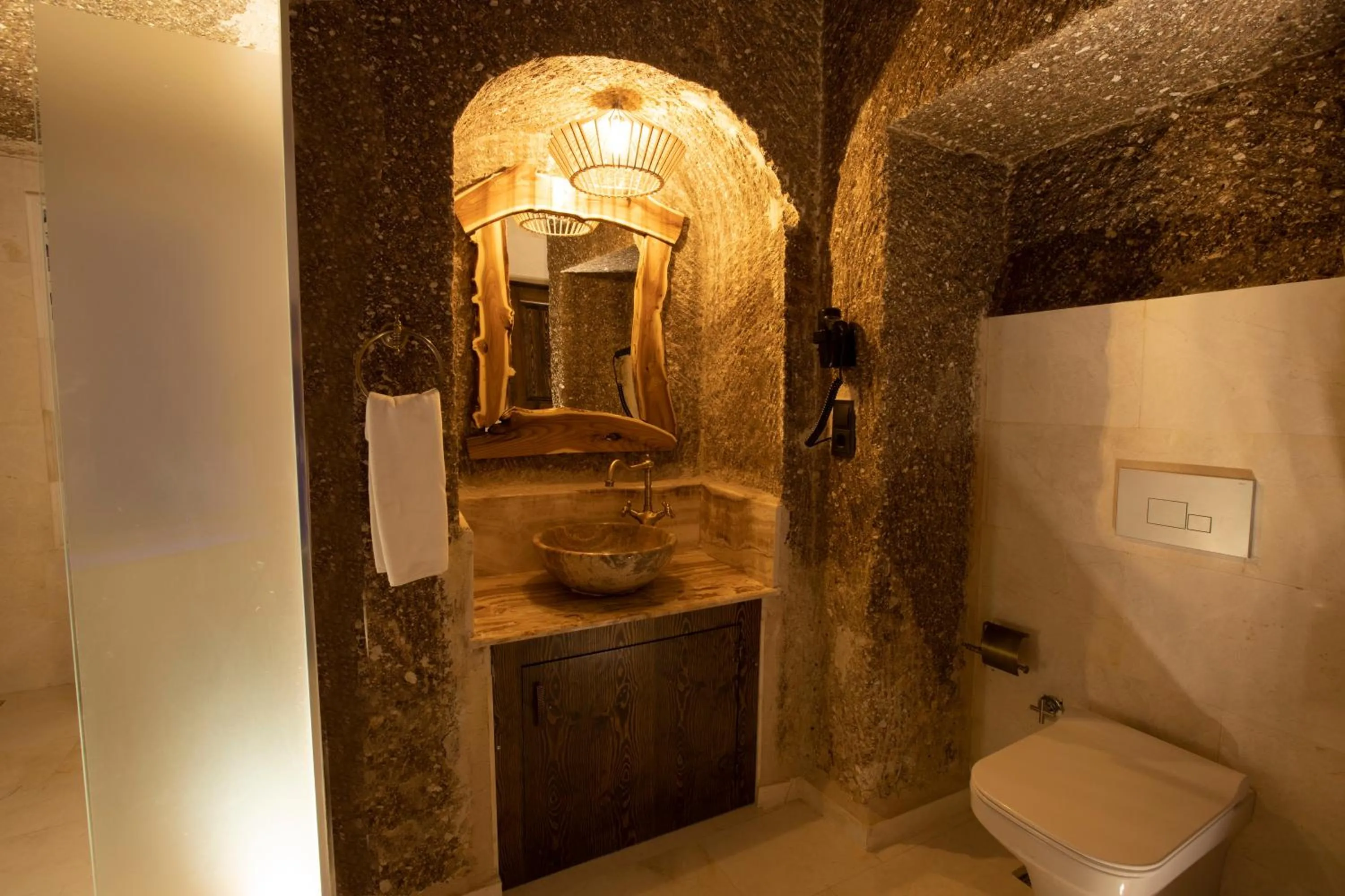Bathroom in Medusa Cave Hotel