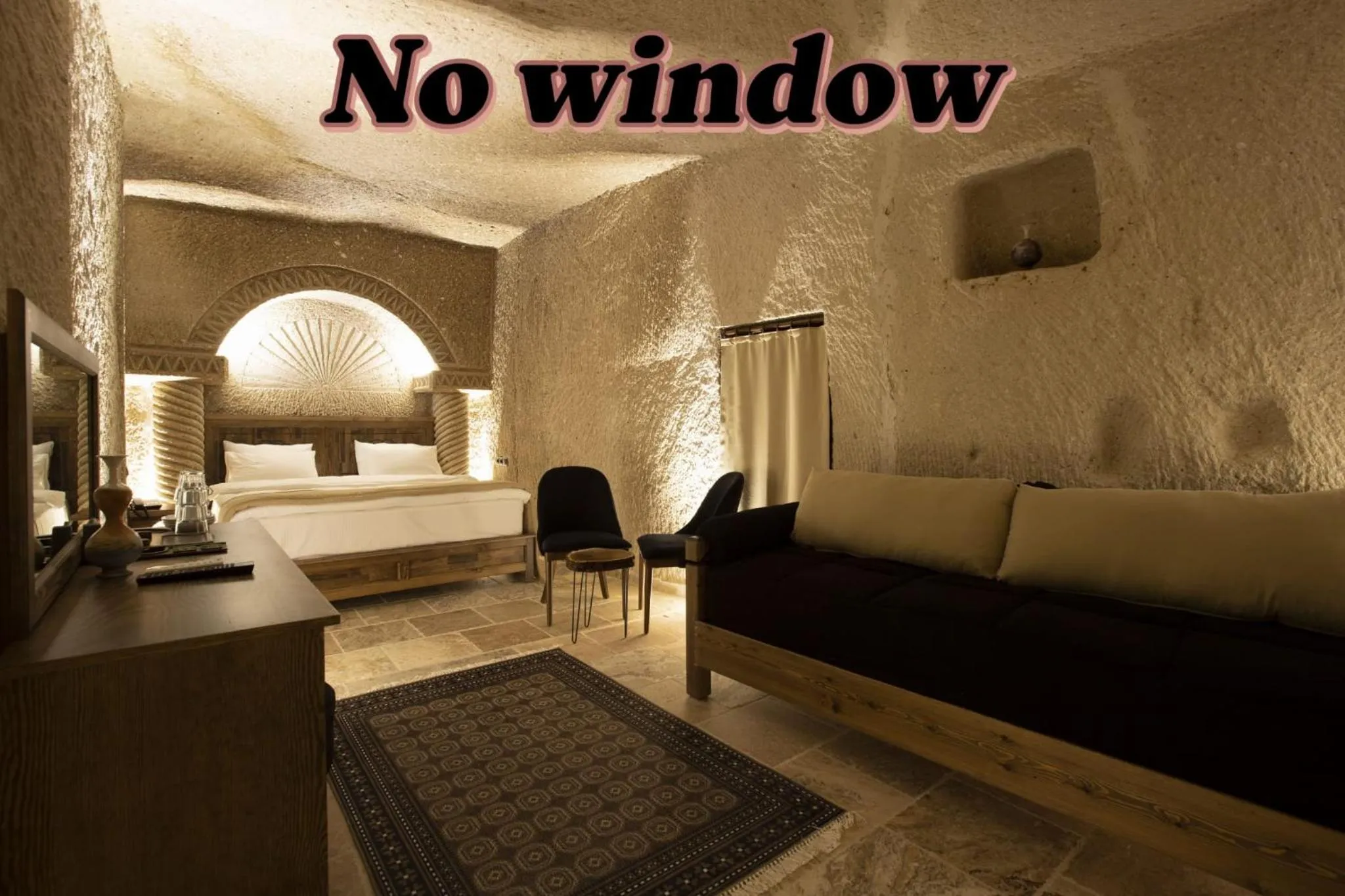 Photo of the whole room, Bed in Medusa Cave Hotel