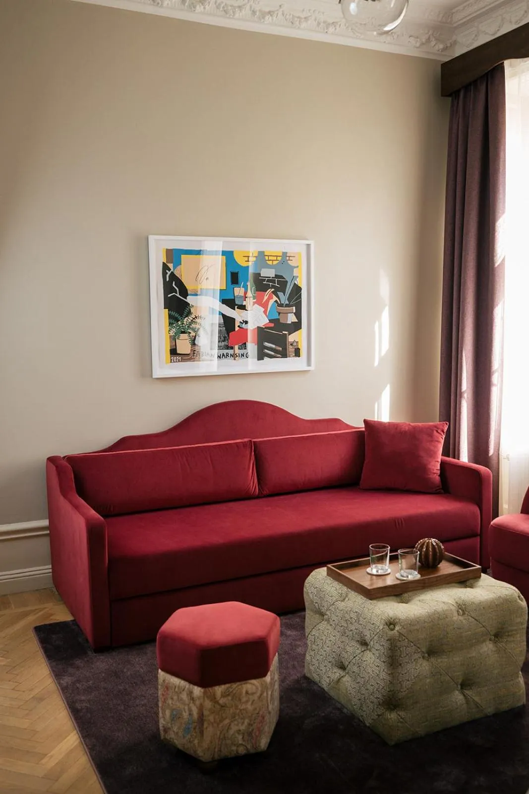 Decorative detail in Hotel Ruth, WorldHotels Crafted