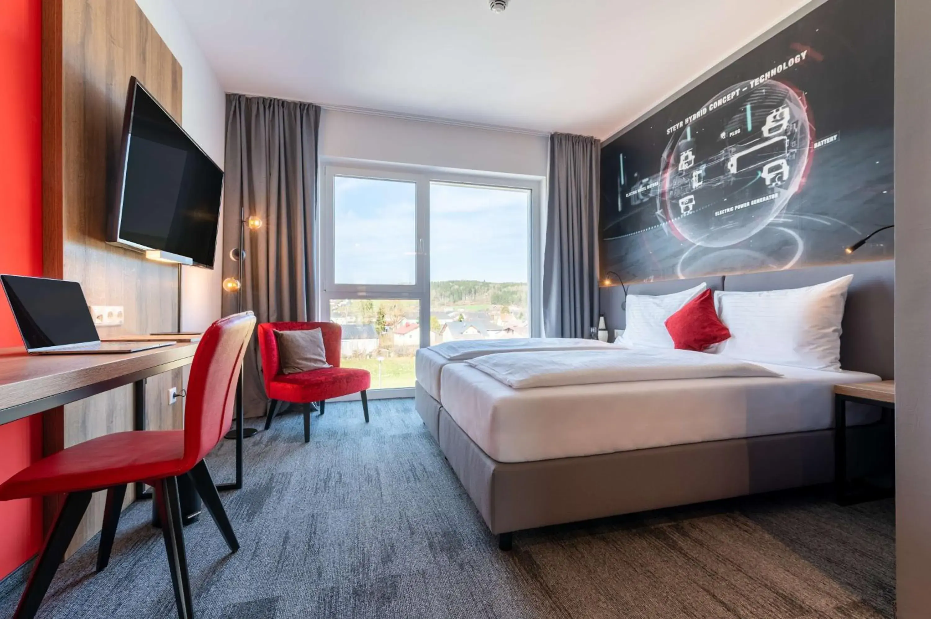 Bedroom, Bed in Aiden by Best Western Stadtgut Hotel Steyr - FREE PARKING Bedroom, Bed in Aiden by Best Western Stadtgut Hotel Steyr - FREE PARKING