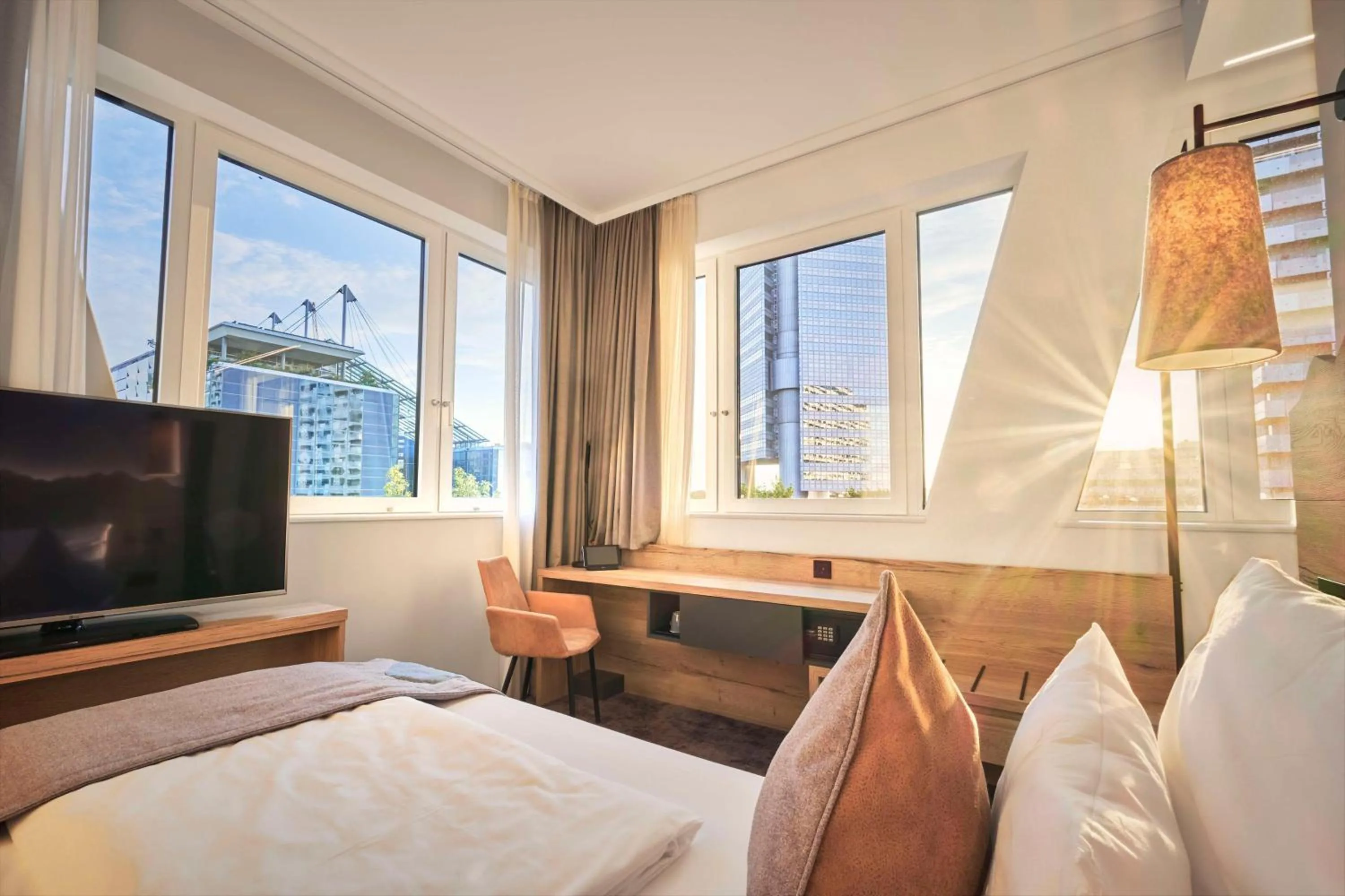 Bedroom, Bed in Best Western Hotel Arabellapark Muenchen