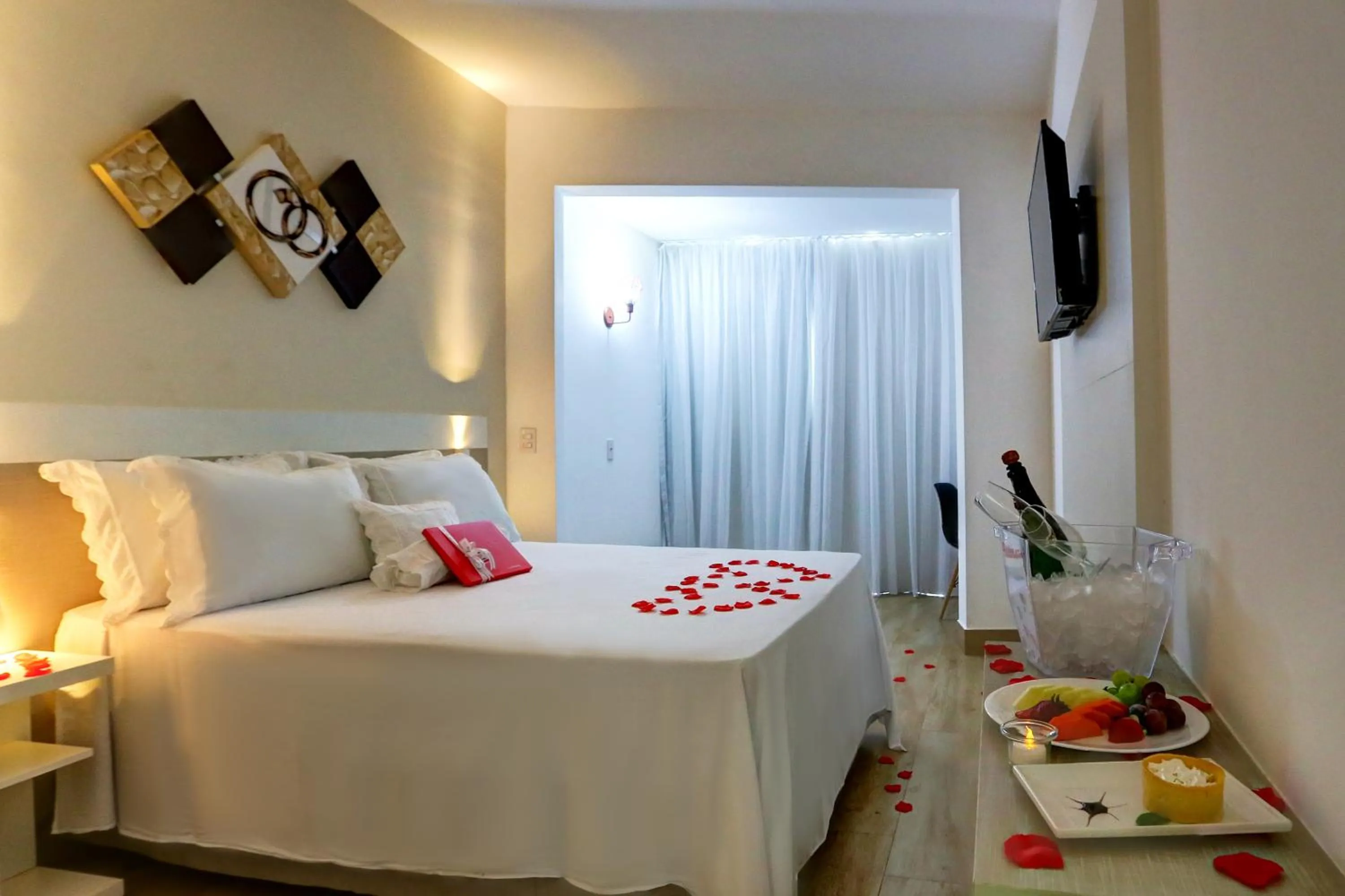 Decorative detail, Bed in Transamerica Fit Vitória Praia de Camburi