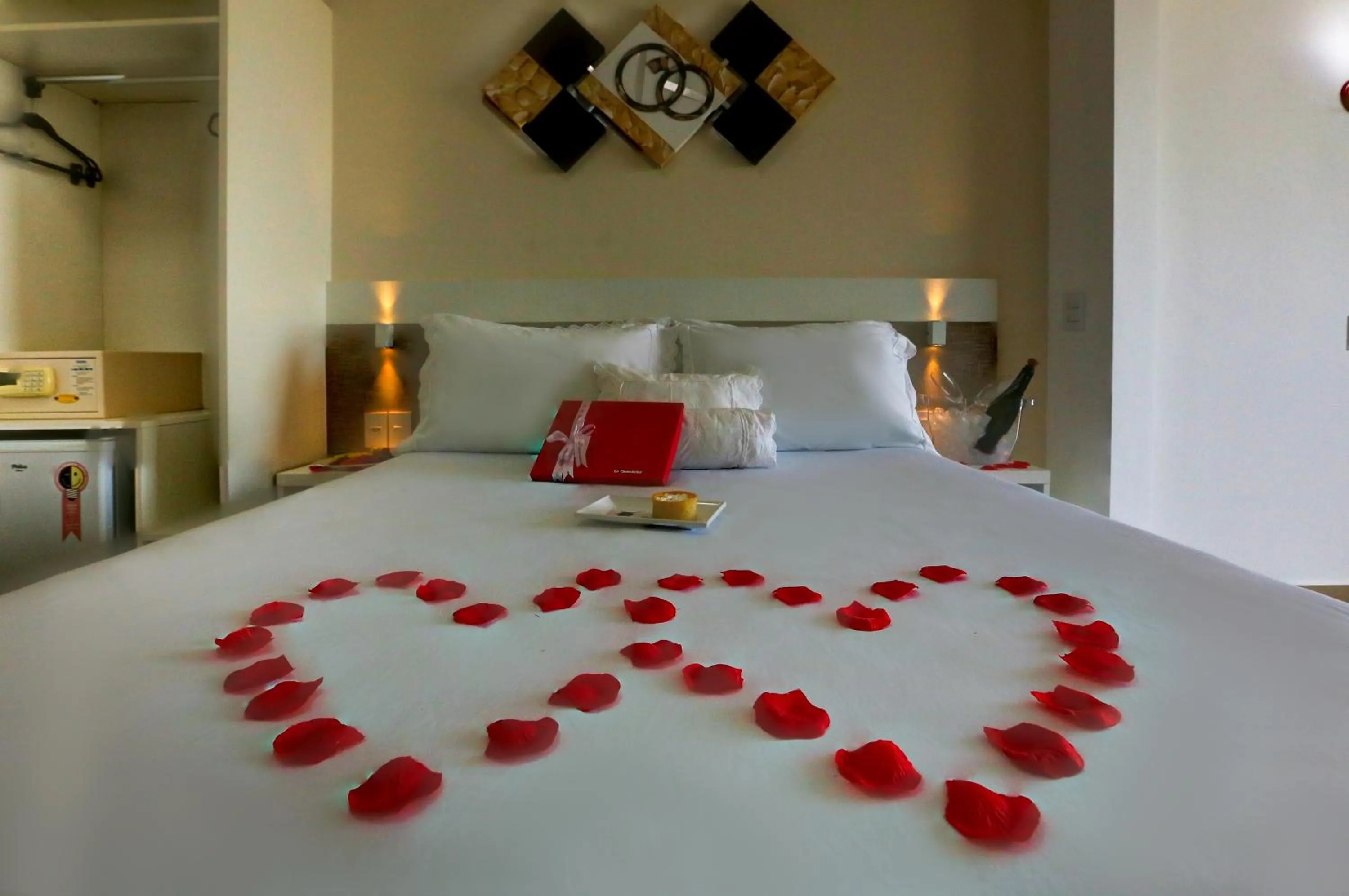 Decorative detail, Bed in Transamerica Fit Vitória Praia de Camburi