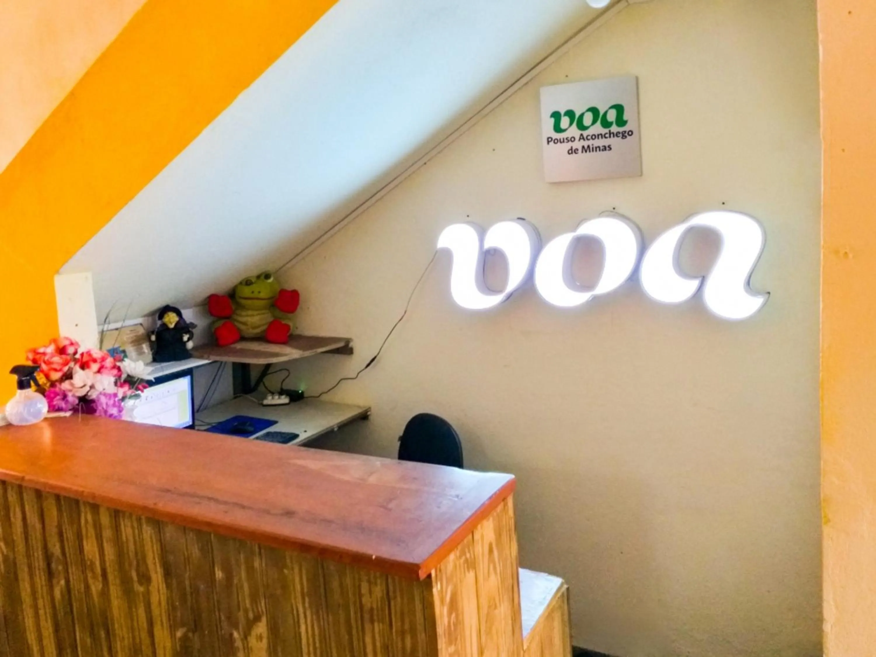 Lobby or reception in VOA Pouso Aconchego de Minas