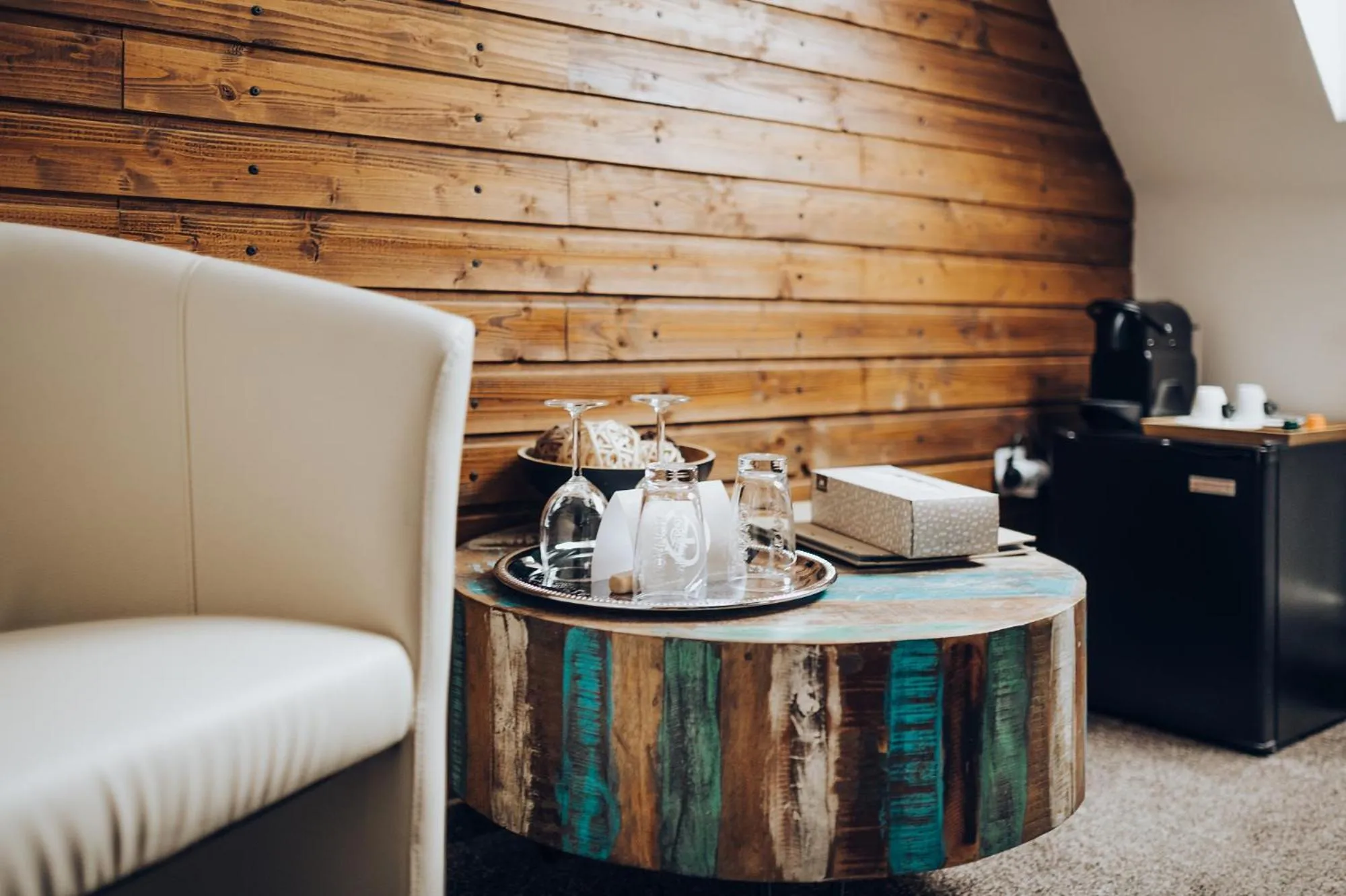 Seating area in Wine & Wellness hotel Besední dům