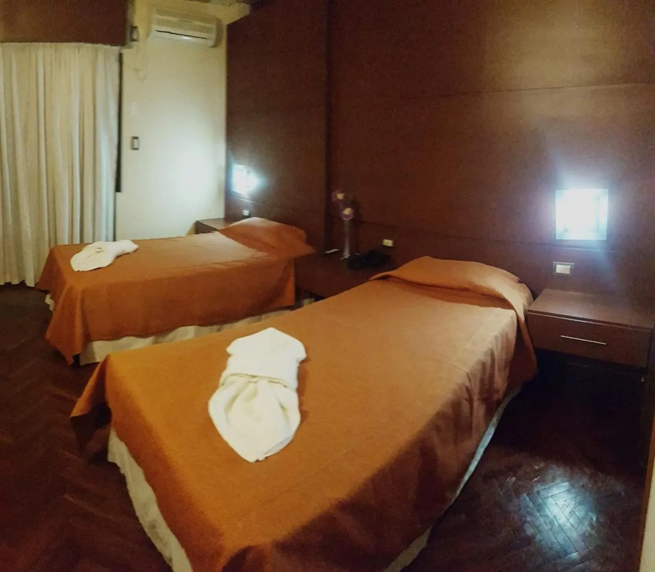 Bed in Crystal Hotel