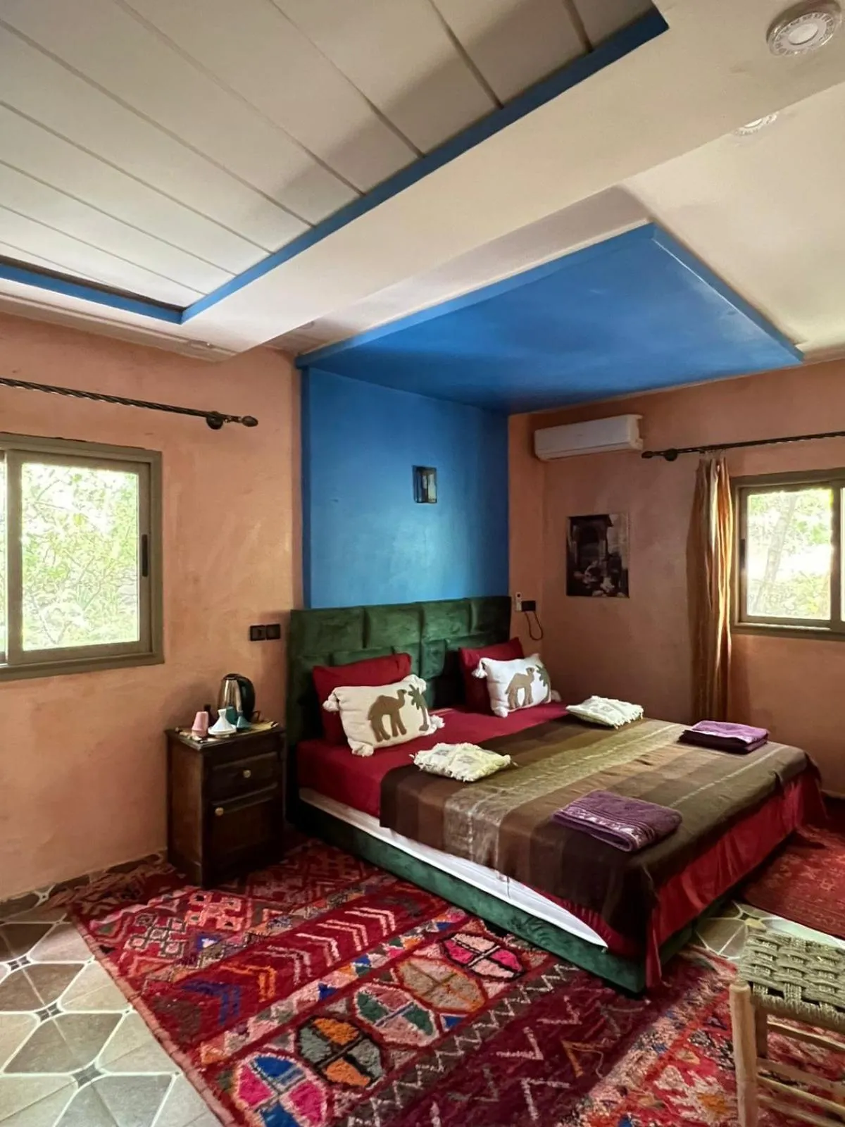 Bed in Riad Atlas Garden