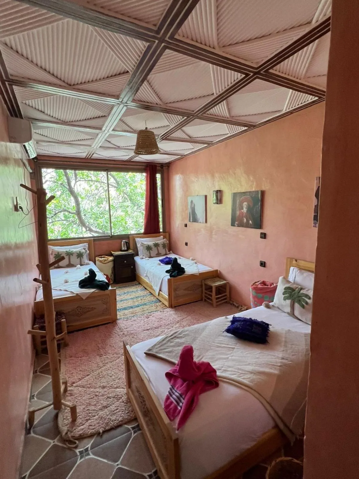 Bed in Riad Atlas Garden