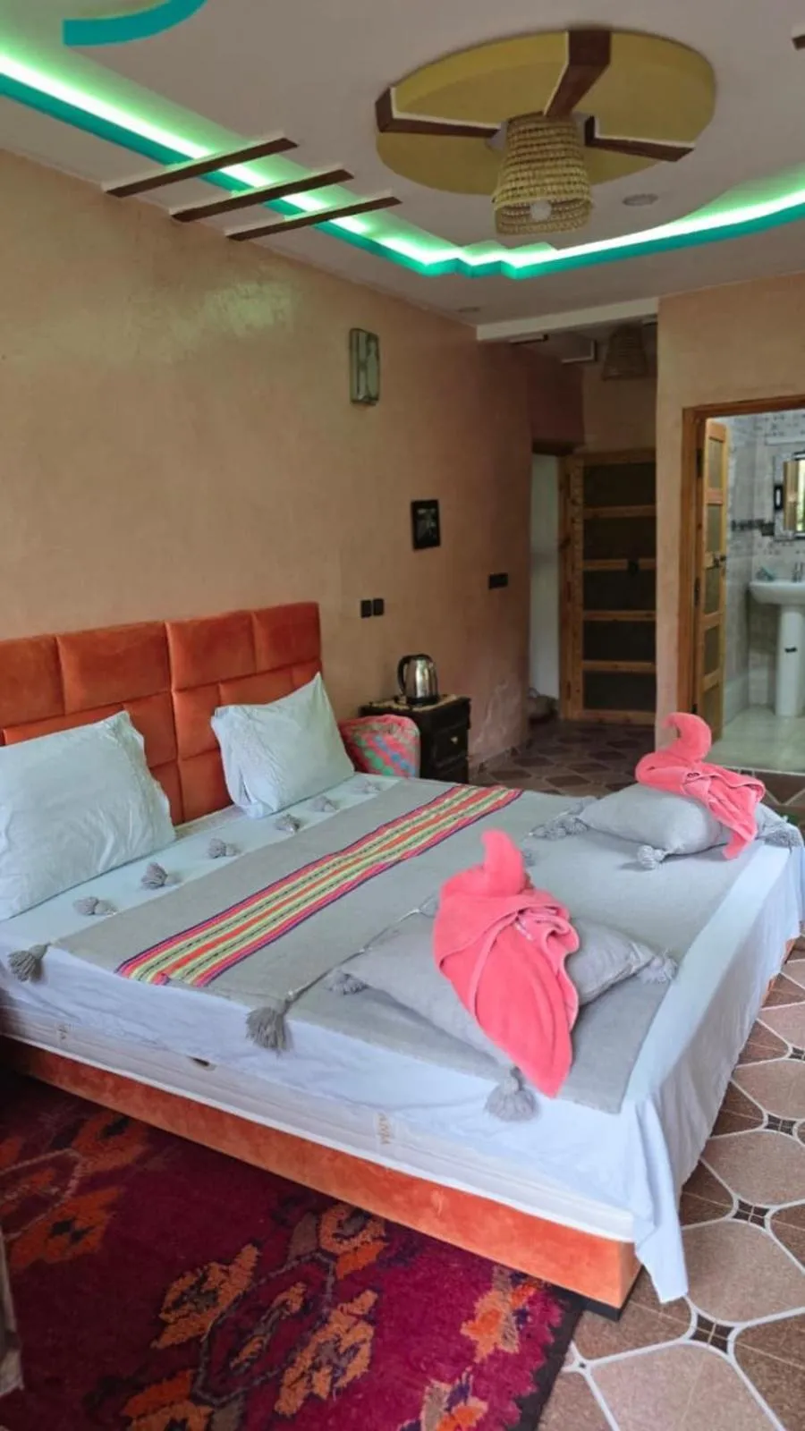 Bed in Riad Atlas Garden