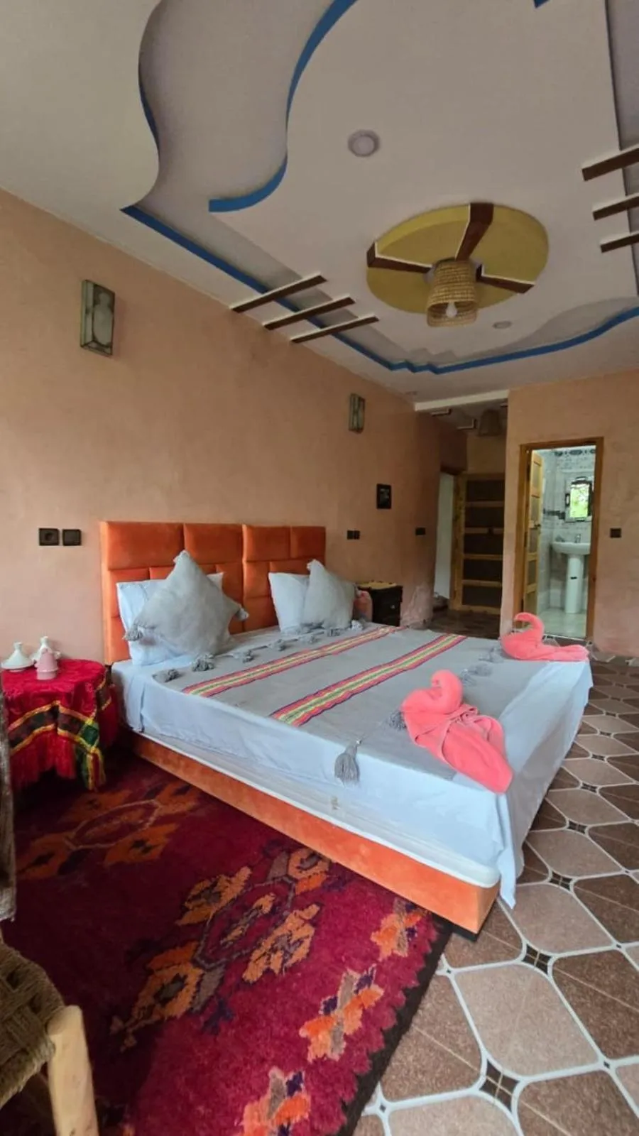 Bed in Riad Atlas Garden