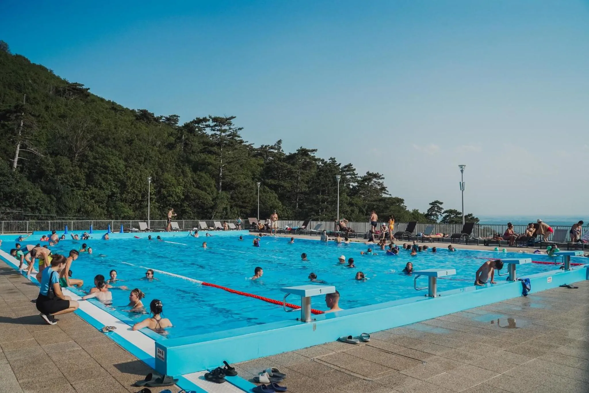 Swimming pool in Rákóczi Hotel, Tábor és Rendezvényközpont