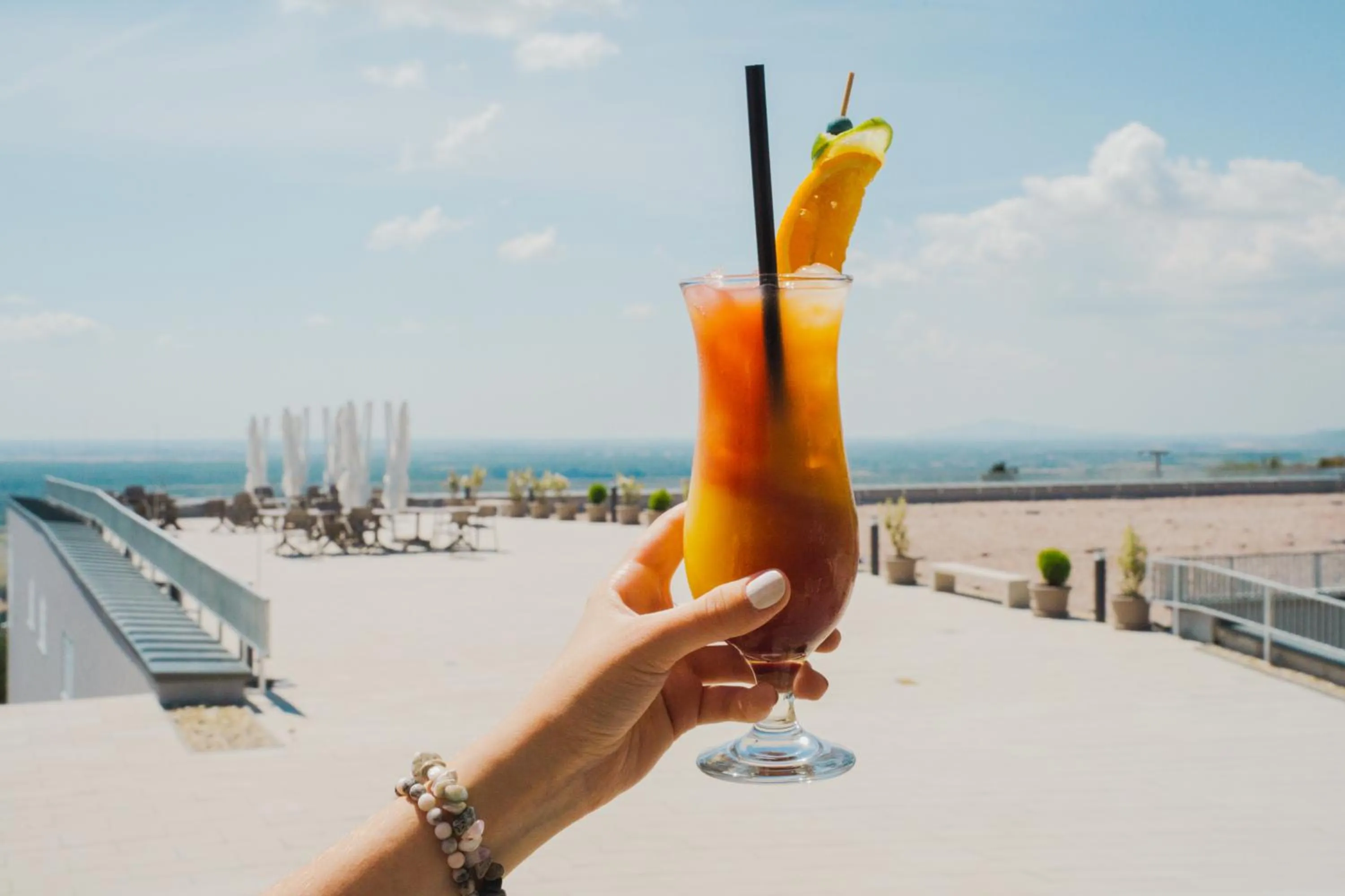 Balcony/Terrace in Rákóczi Hotel, Tábor és Rendezvényközpont