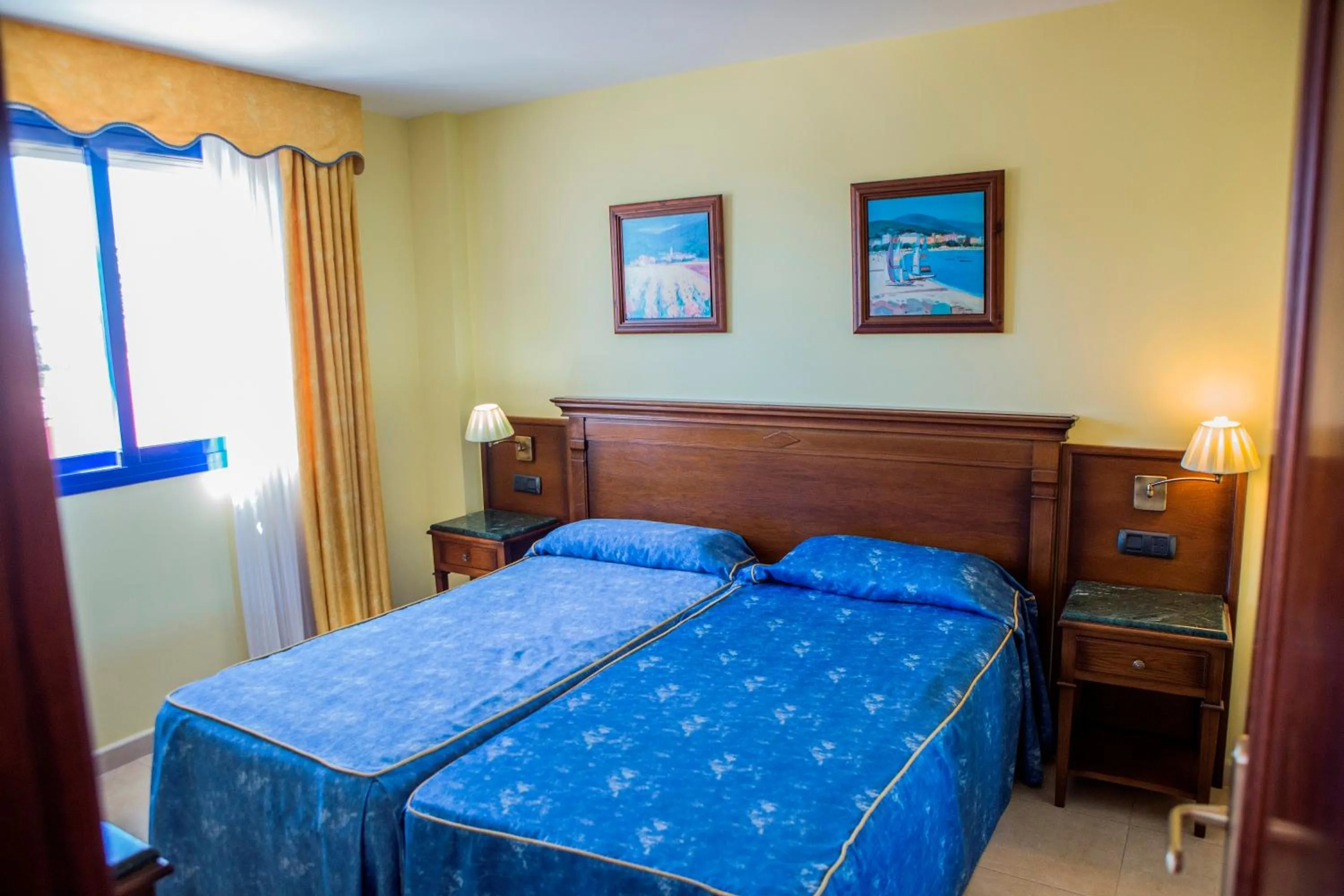 Bed in Hotel Vistamar