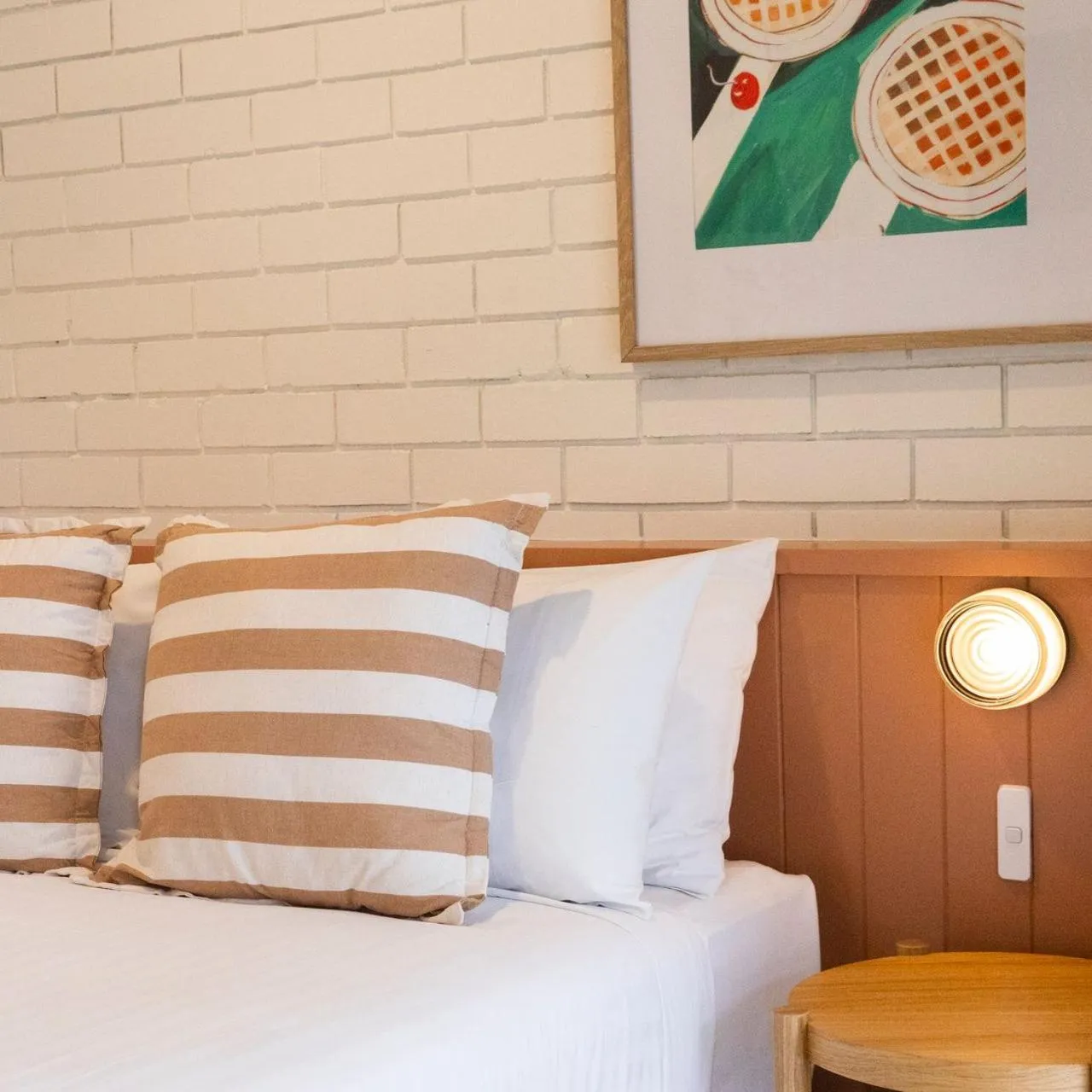 Bed in The Lodge At The Denmark Hotel