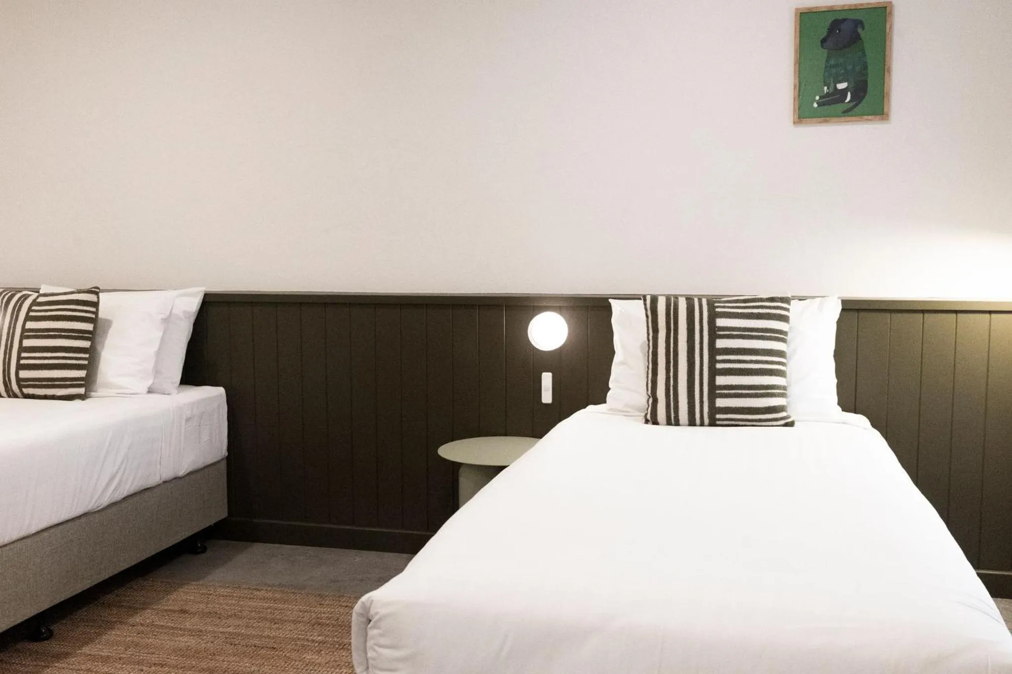 Bed in The Lodge At The Denmark Hotel