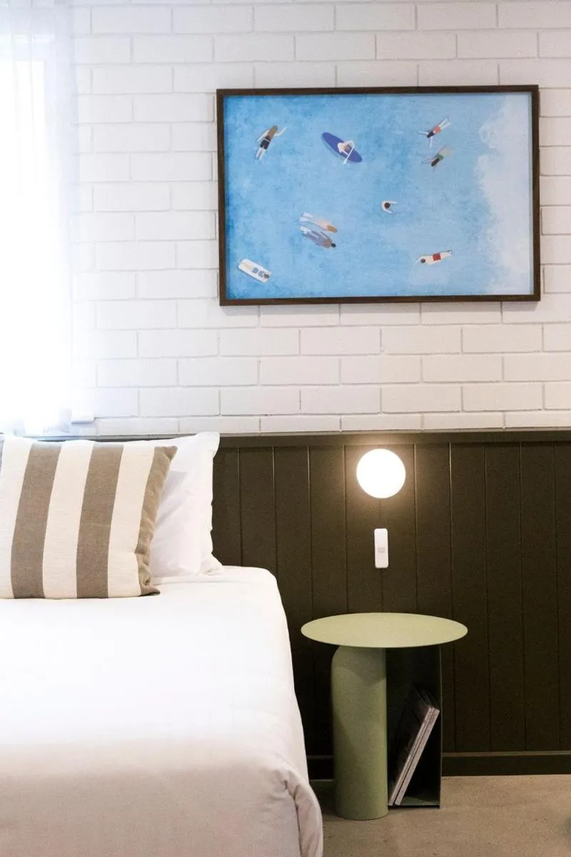 Bed in The Lodge At The Denmark Hotel